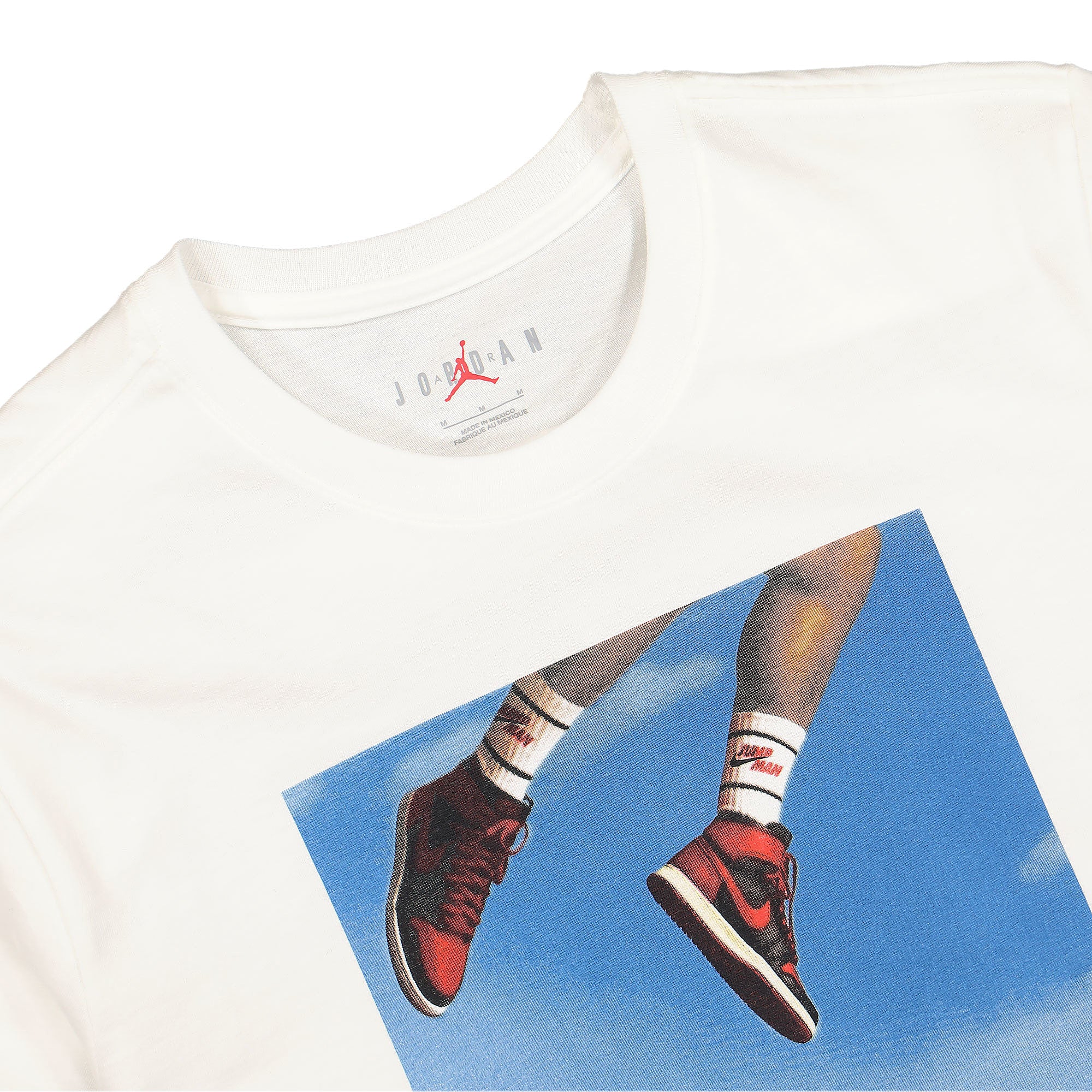 Jordan Air Jordan Photo SS Crew Tee White T-Shirts Close-up | Overkill