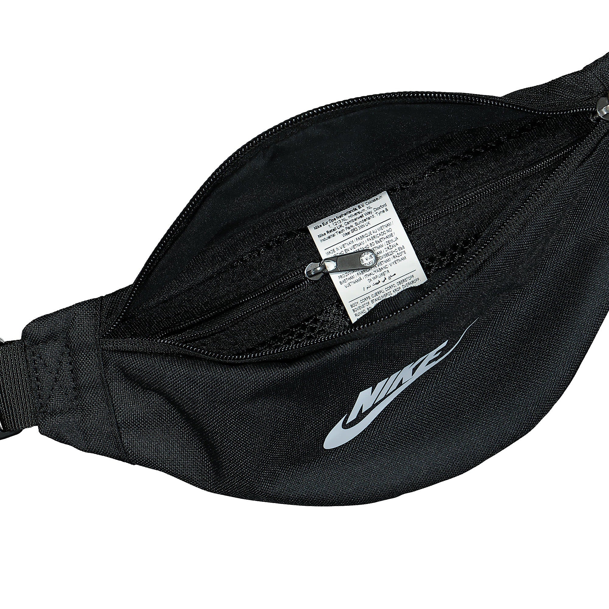Nike Heritage S Waistpack Black / Black / White Hip & Waist Bags Material | Overkill