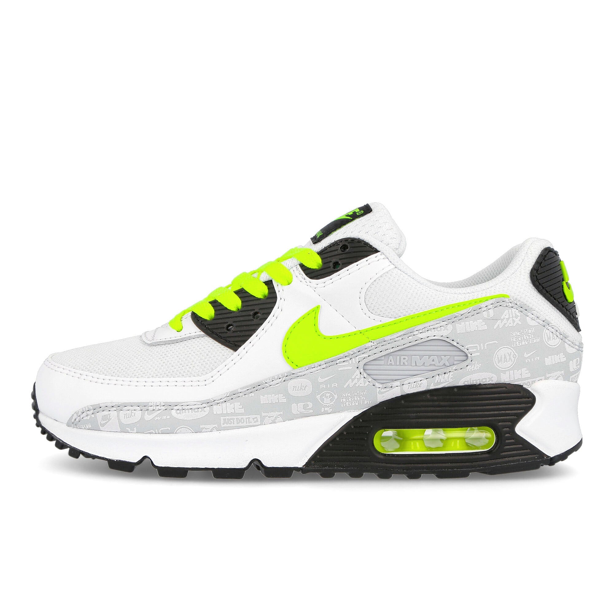Nike air max 90 White / Volt - Black - Pure Platinum DB0625 100 | Overkill