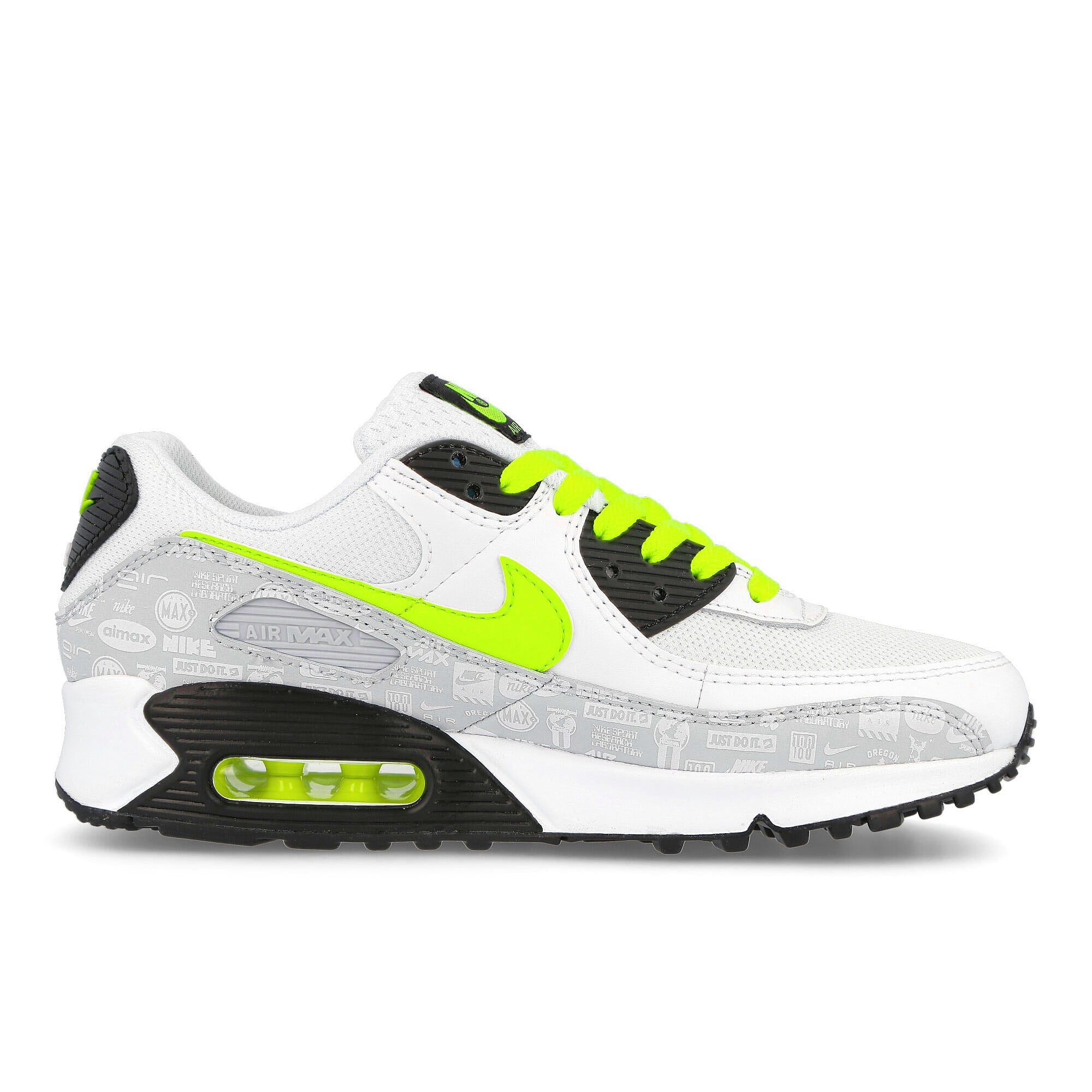 Nike air max 90 White / Volt - Black - Pure Platinum Material | Overkill