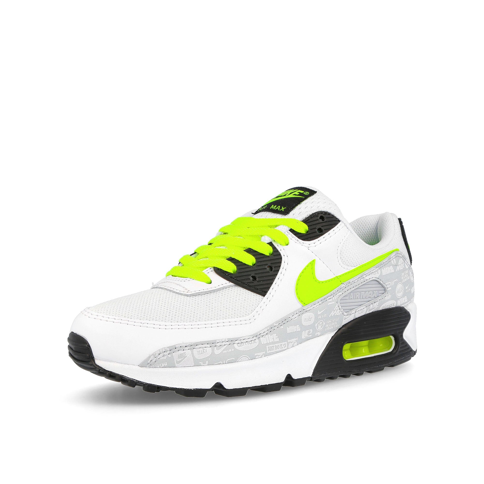 Nike air max 90 White / Volt - Black - Pure Platinum Detailfoto | Overkill