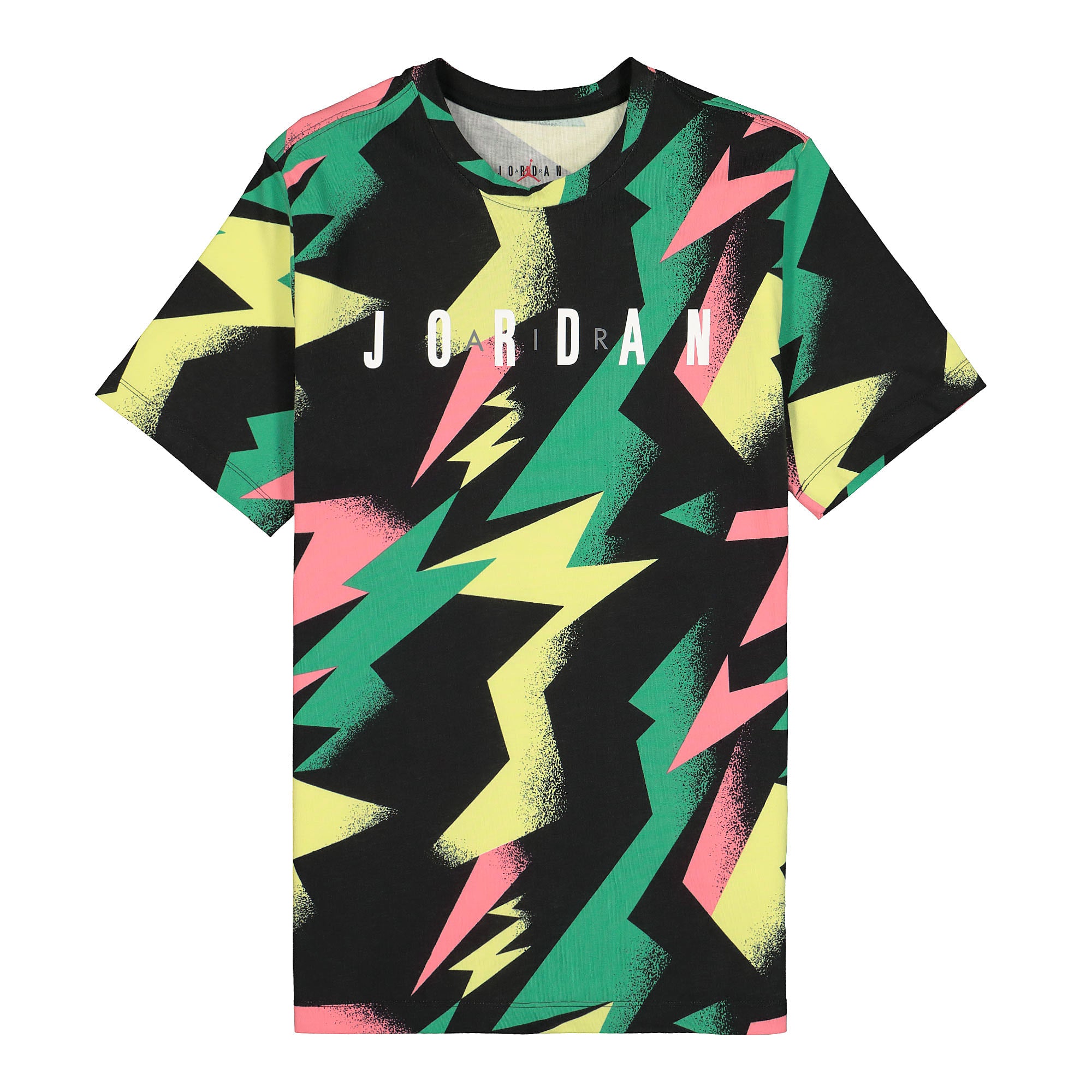 Jordan Air Jordan Jumpman Air AOP SS Crew Black / Sunset Pulse T-Shirts DB1553 011 | Overkill
