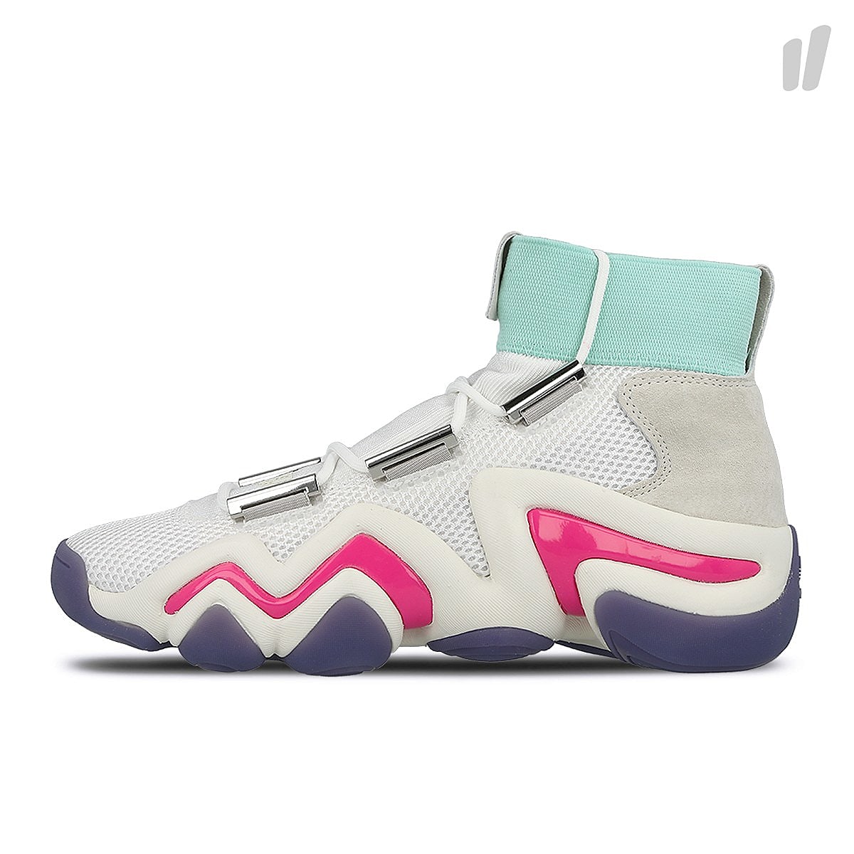adidas consortium crazy 8 adv Footwear White-Off White-Energy Aqua Sneakers DB1788 | Overkill