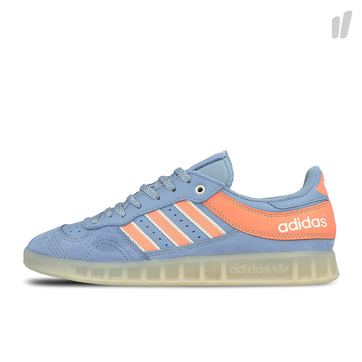 adidas handball top oyster Ash Blue / Chalk Coral / Clear White Sneakers DB1978 | Overkill