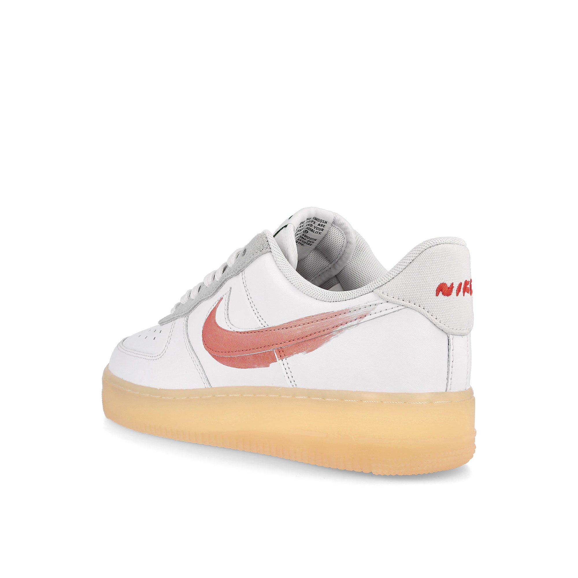 Nike air force 1 flyleather White / White - White Detailfoto | Overkill