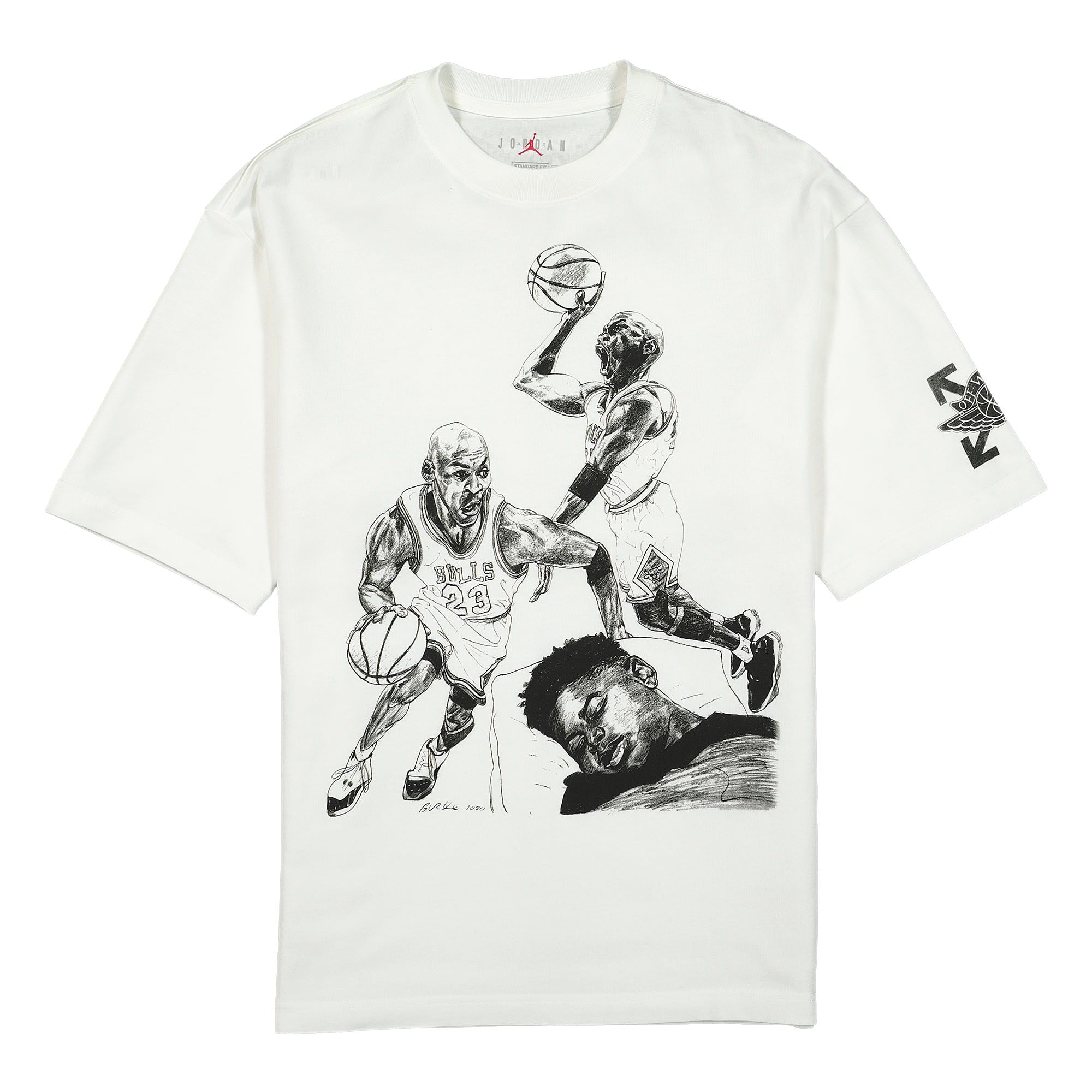 Jordan Off-White x Jordan Short Sleeve Top White Shorts DB4300 100 | Overkill