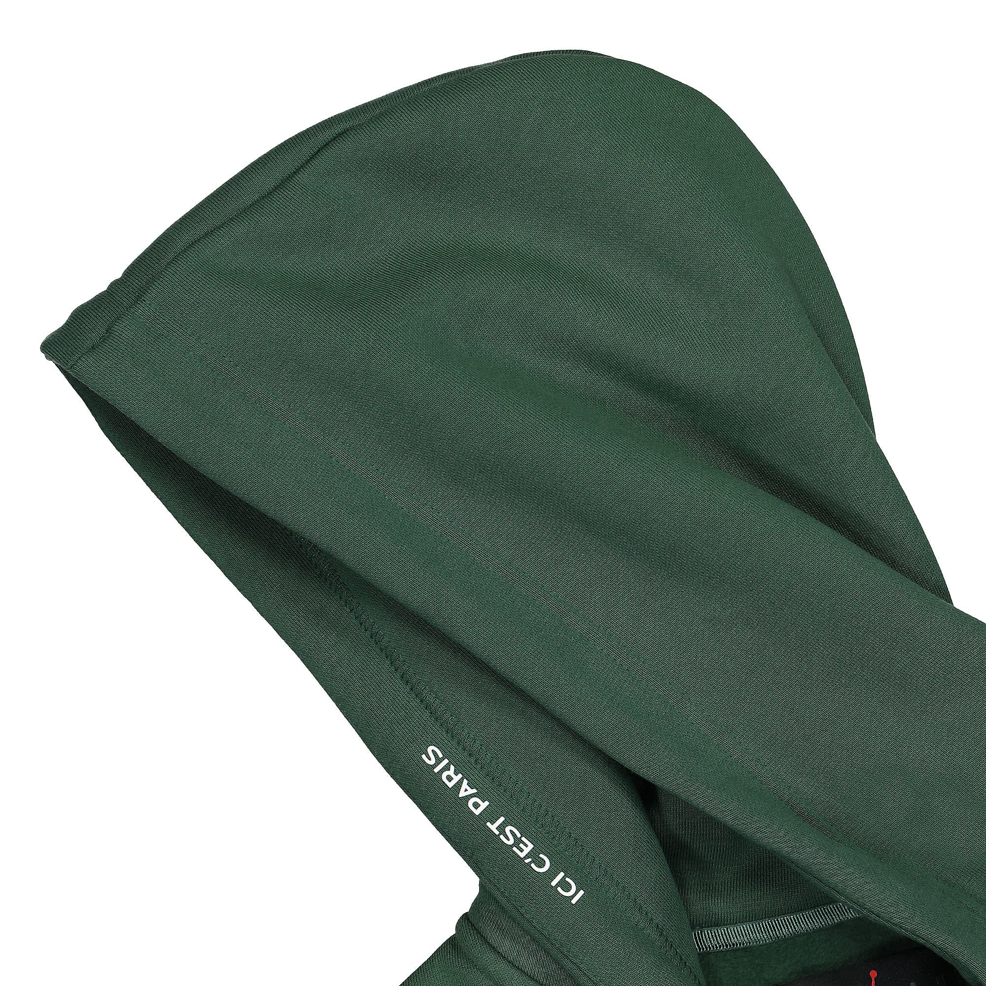 Jordan Paris Saint Germain x Air Jordan Full Zip Fleece Hoodie Noble Green Hoodies Detail view 1 | Overkill