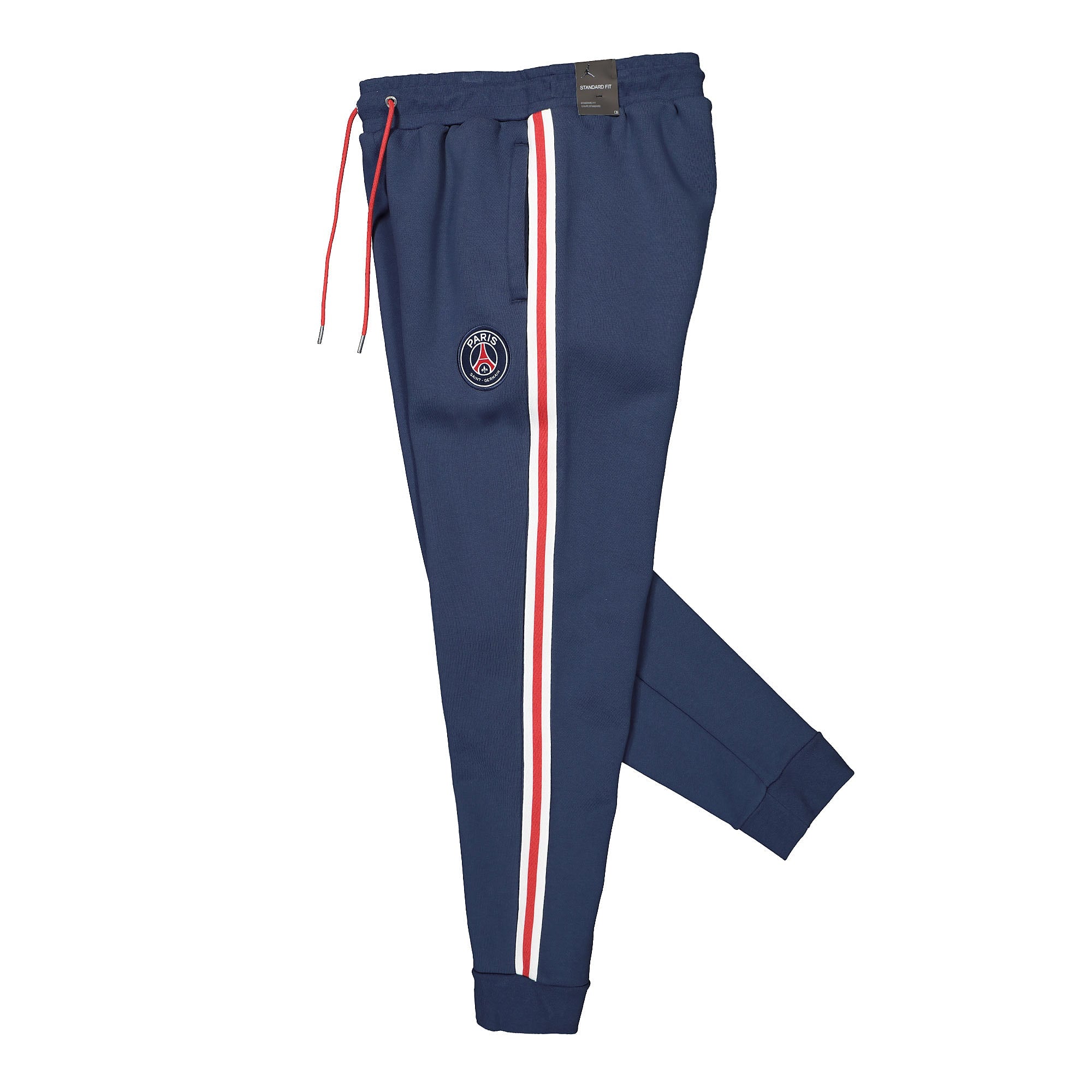 Jordan Paris Saint Germain x Air Jordan Fleece Pant Midnight Navy / White Sweat & Track Pants Close-up | Overkill