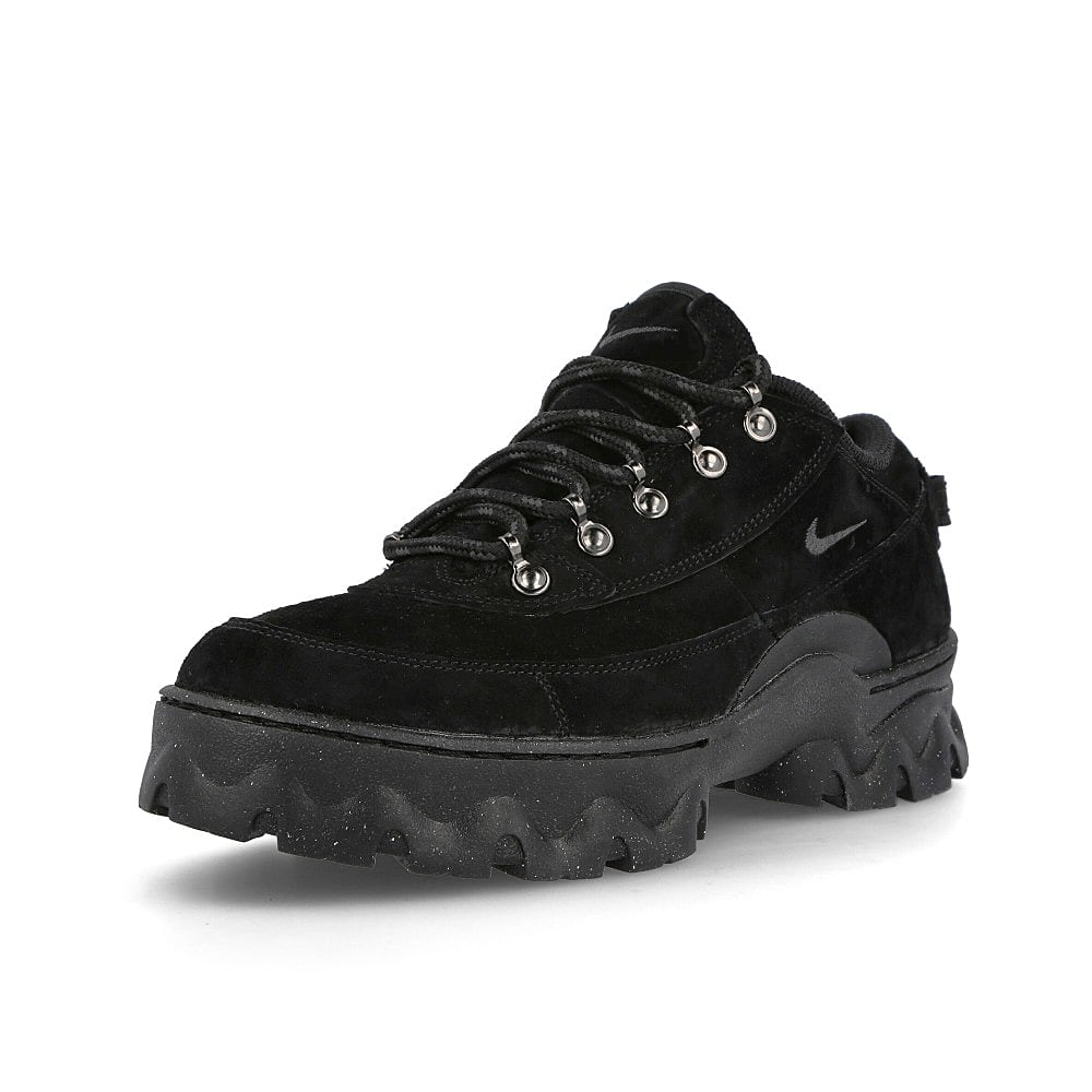 Nike wmns lahar low Black-Dark Smoke Grey - Orange - Black Sneakers Close Up | Overkill