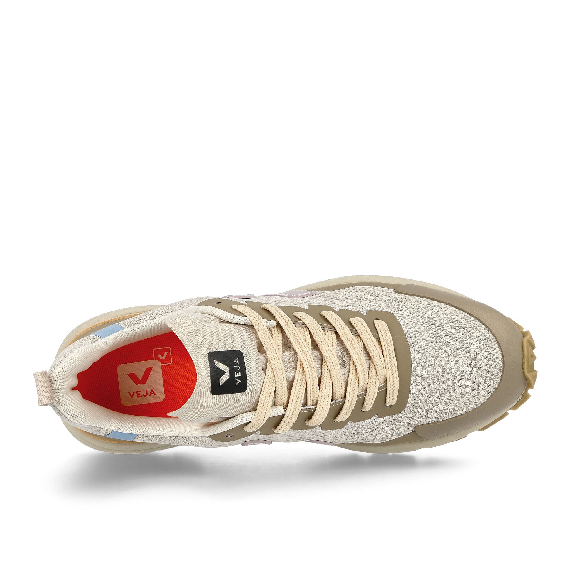 Veja Wmns Dekkan Alveomesh Natural Parme Low Top Sneakers Detailfoto | Overkill