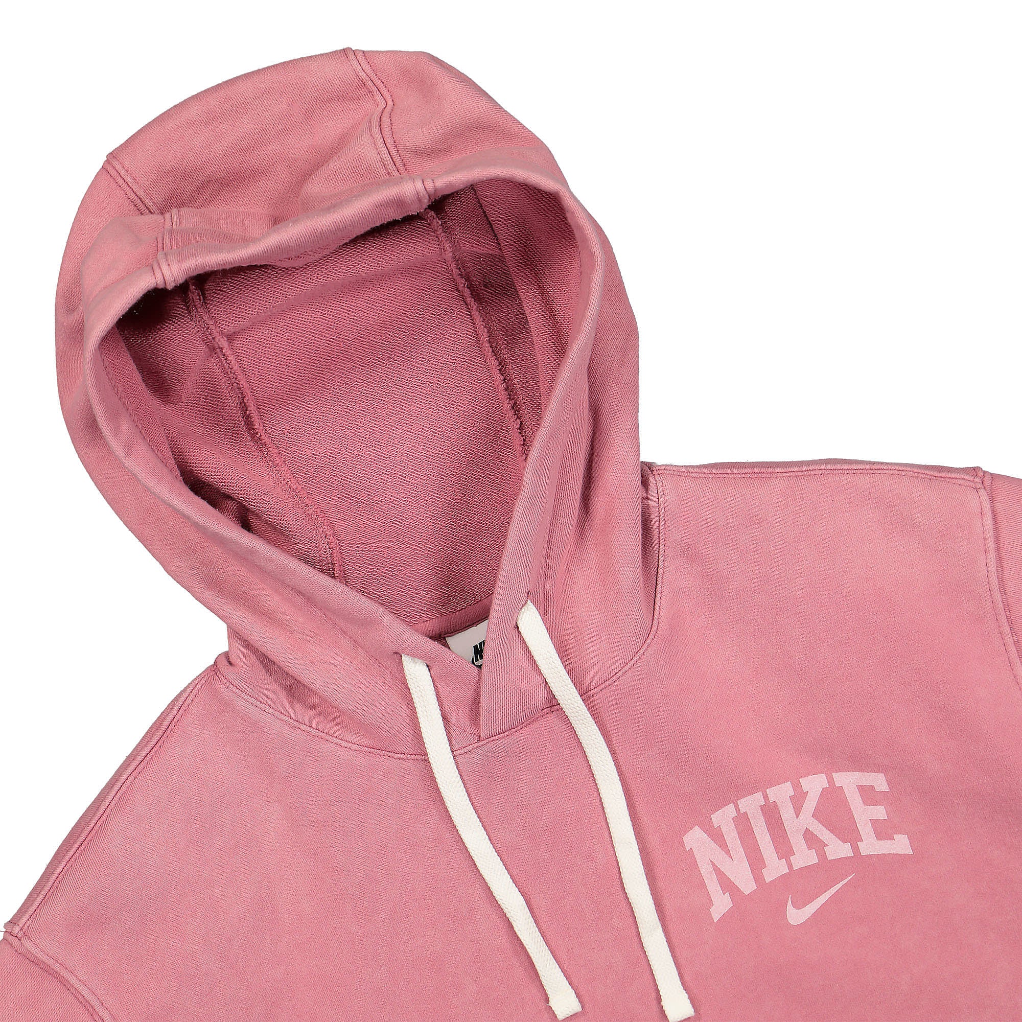 Nike NSW Arch Fleece French Terry Hoodie Desert Berry Hoodies Close-up | Overkill