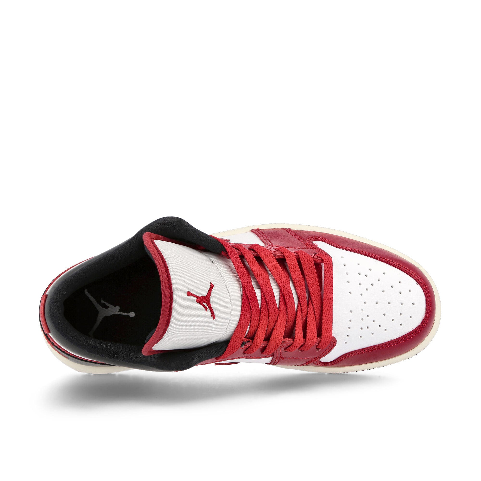 Jordan Air Jordan Wmns 1 Low White-Gym Red - Black - Sail Low Top Sneakers Detailfoto | Overkill
