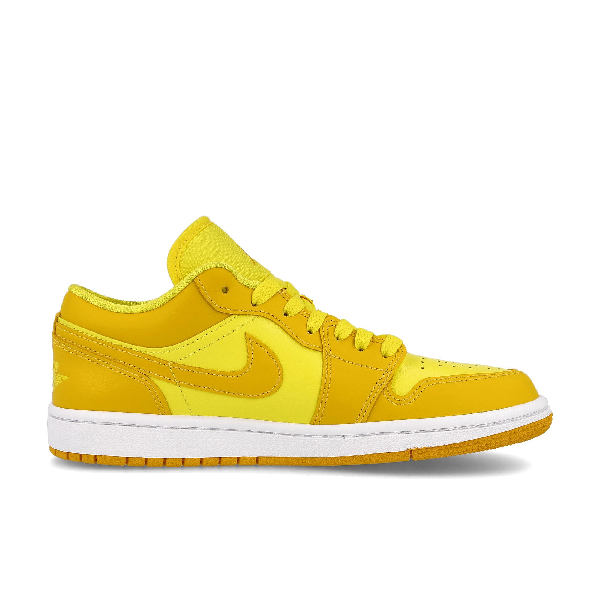Jordan Wmns Air Jordan 1 Low Yellow Strike / Pollen - White Material | Overkill