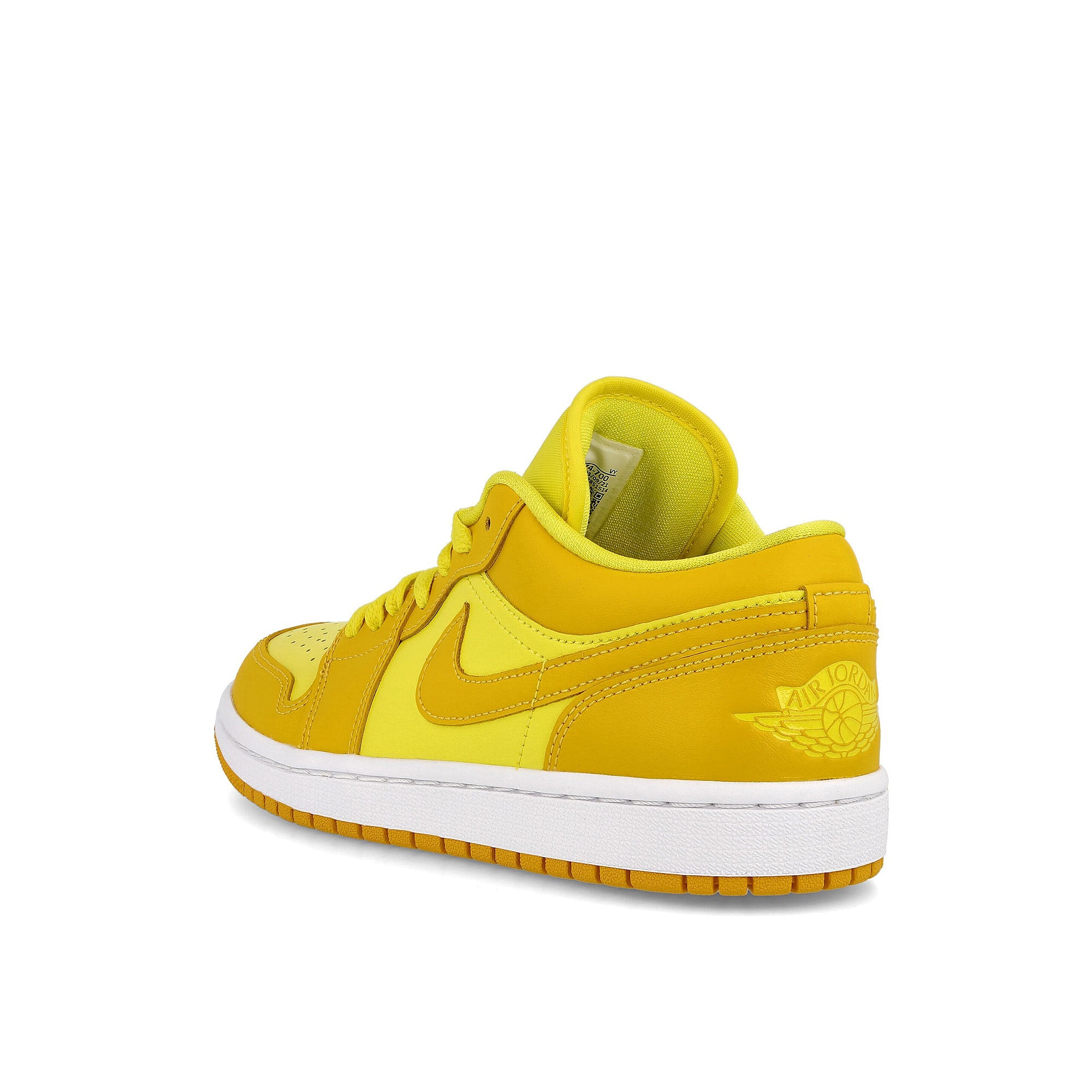 Jordan Wmns Air Jordan 1 Low Yellow Strike / Pollen - White Close-up | Overkill