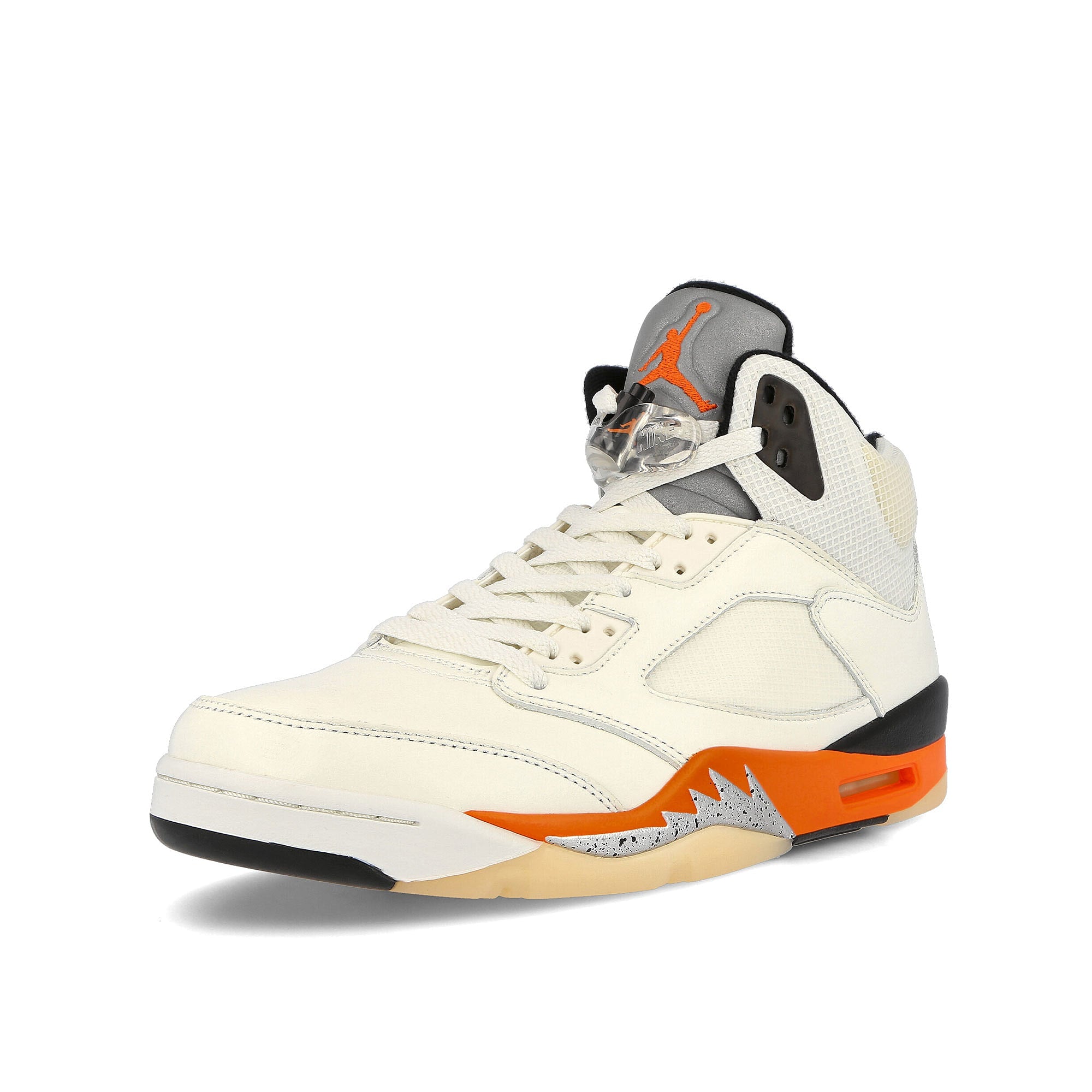 Jordan Air Jordan 5 Retro Sail / Orange Blaze - Metallic Silver - Black Detailfoto | Overkill