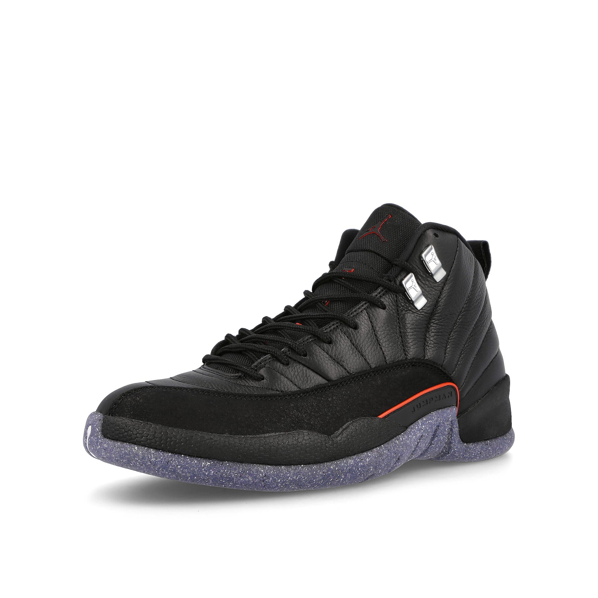 Jordan Air Jordan 12 Retro Black / Black - Bright Crimson - White Detailfoto | Overkill