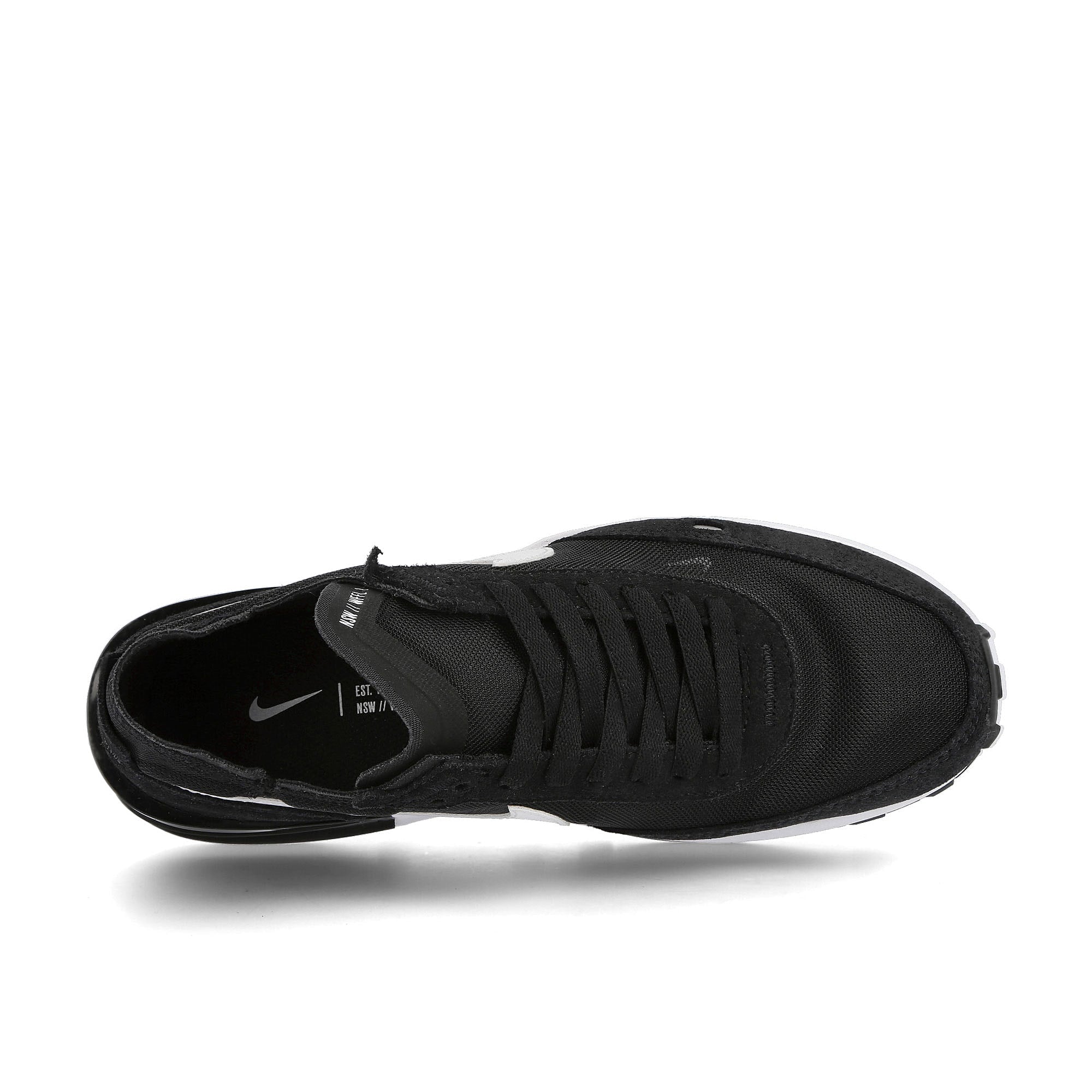 Nike wmns waffle one Black-White - Orange Sneakers Detailfoto | Overkill