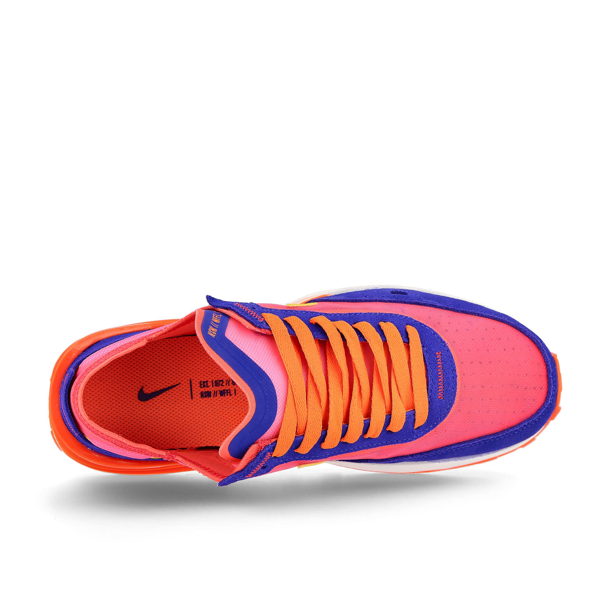 Nike wmns waffle one Racer Blue / Bright Citron - Hyper Pink Detail view 1 | Overkill