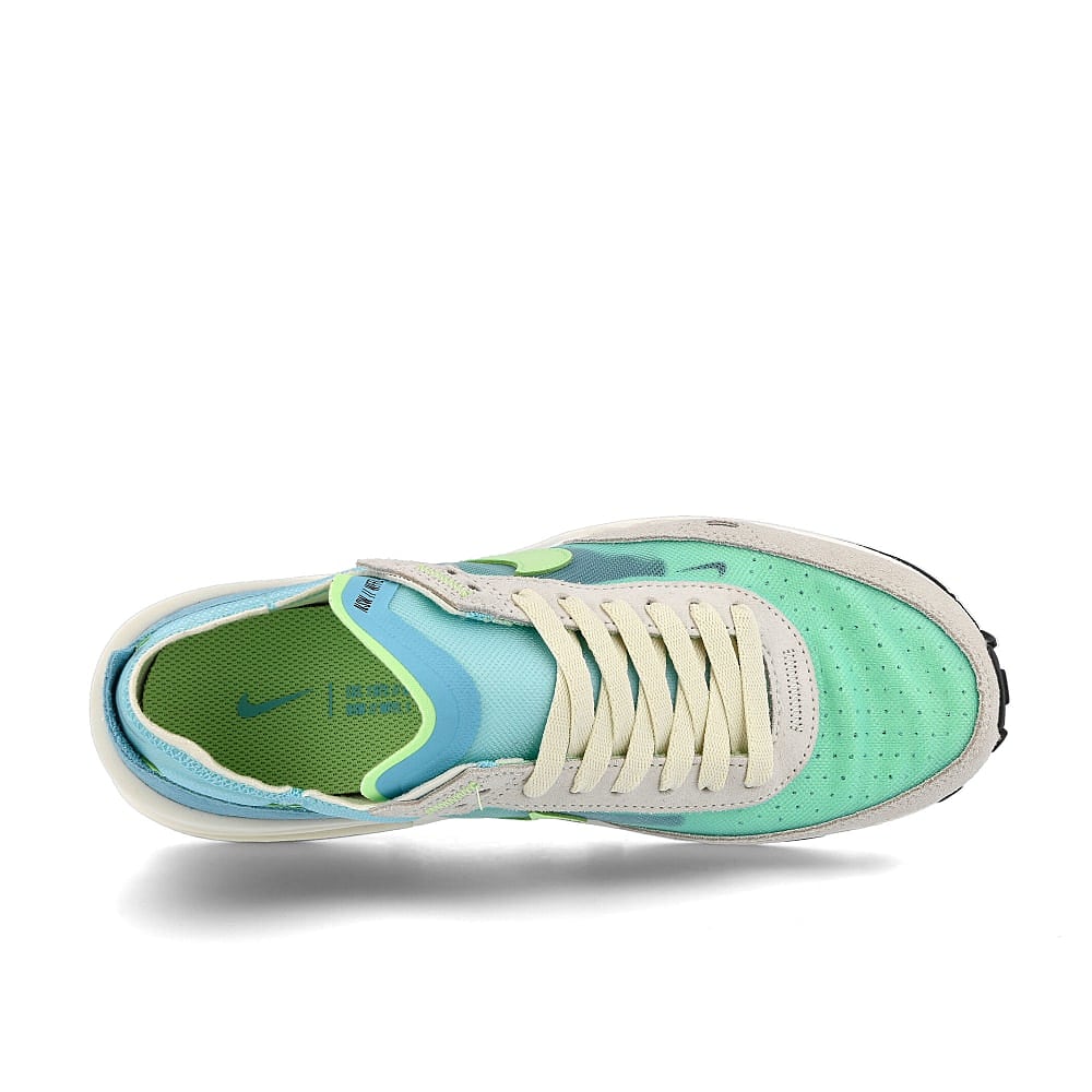 Nike wmns waffle one Bleached Aqua-Lime Glow - Coconut Milk Sneakers Detailfoto | Overkill