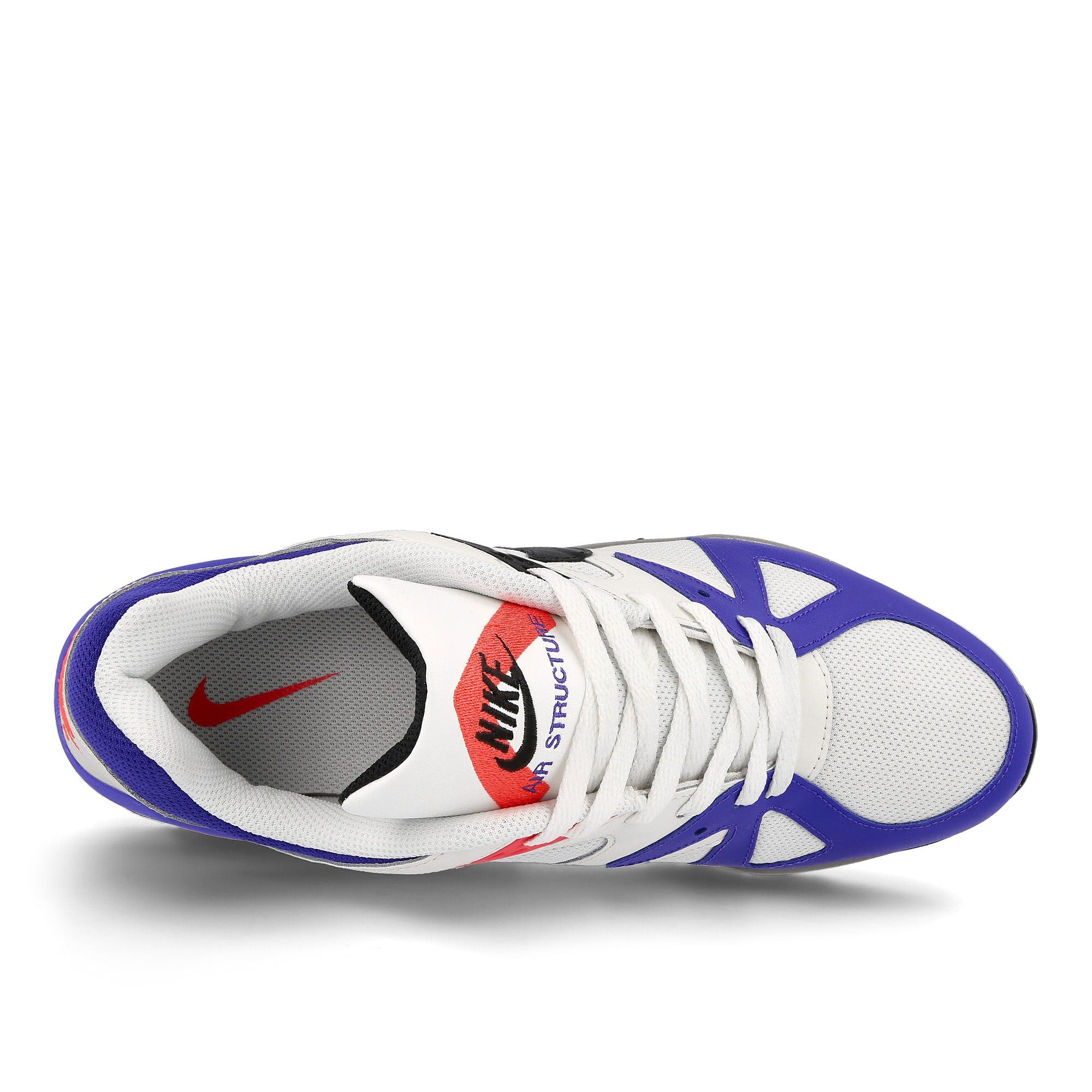 Nike air structure Summit White-Black - Persian Violet Sneakers Detailfoto | Overkill