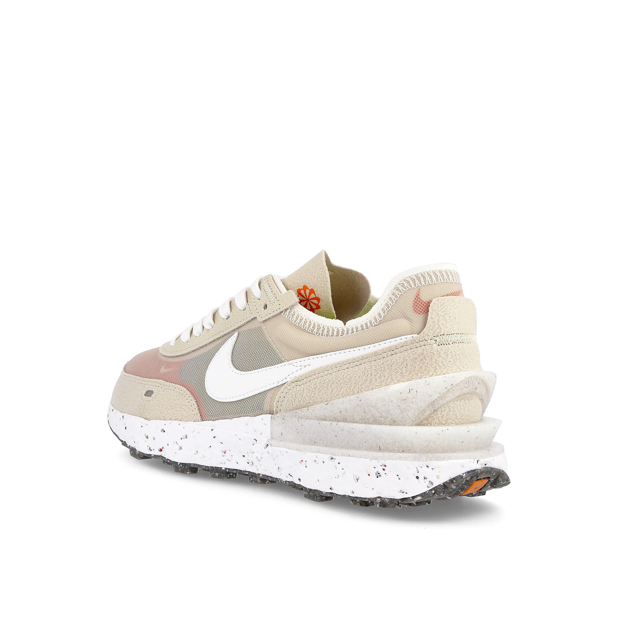 Nike waffle one crater Cream II-White - Orange - Black Sneakers Material | Overkill