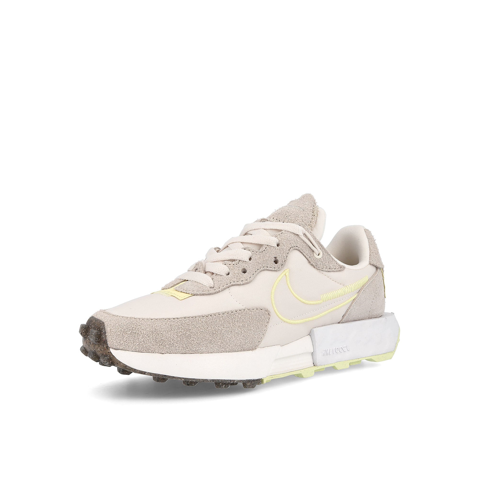 Nike wmns fontanka waffle Phantom-Citron Tint - Light Orewood Brown - White Sneakers Close Up | Overkill