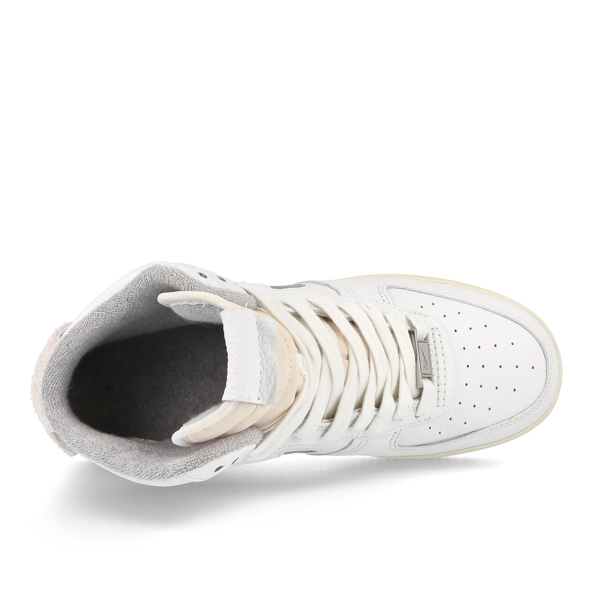 Nike wmns air force 1 sculpt Summit White-Silver - Coconut Milk High Top Sneakers Detailfoto | Overkill