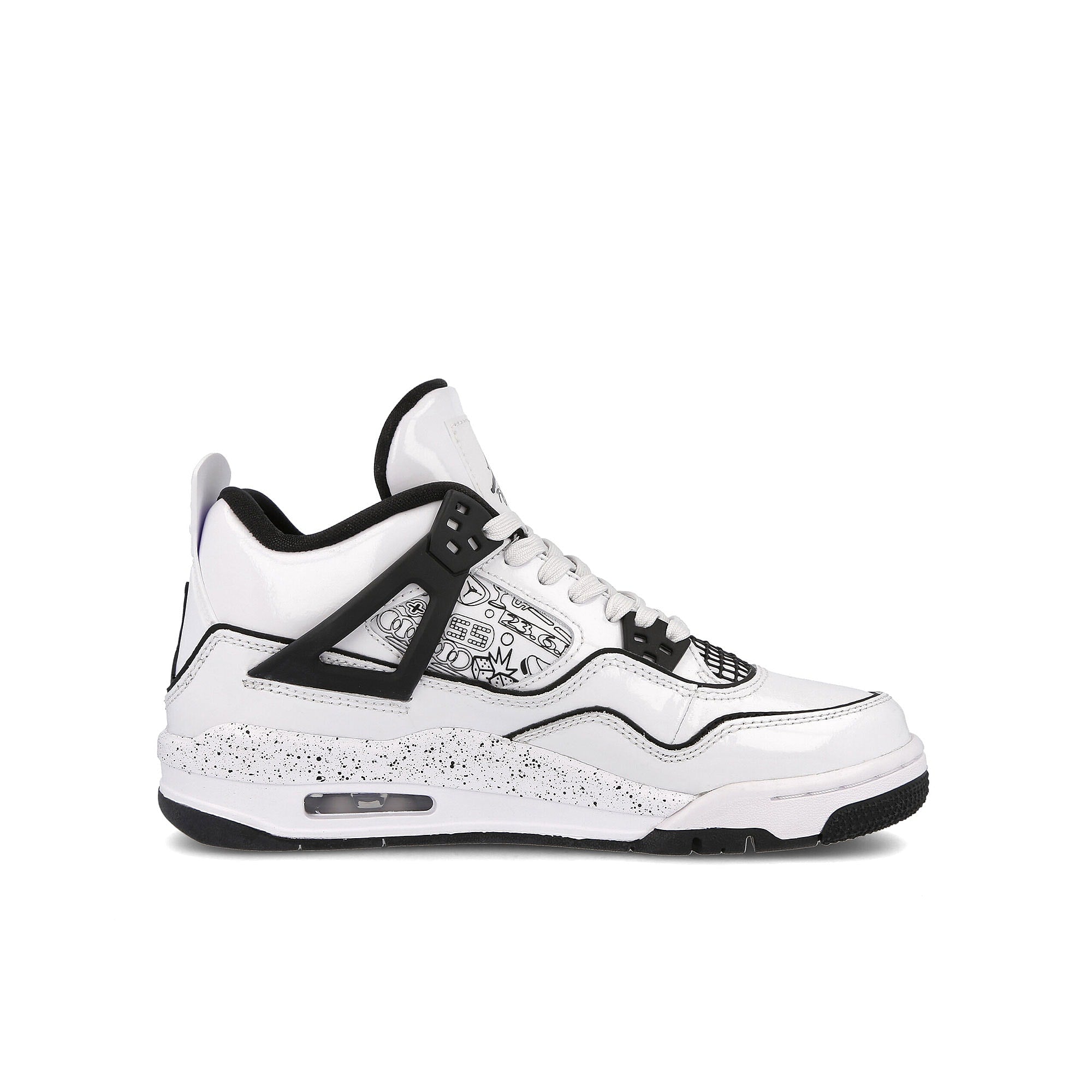 Jordan Air Jordan 4 Retro SE GS White / Black - Volt Material | Overkill