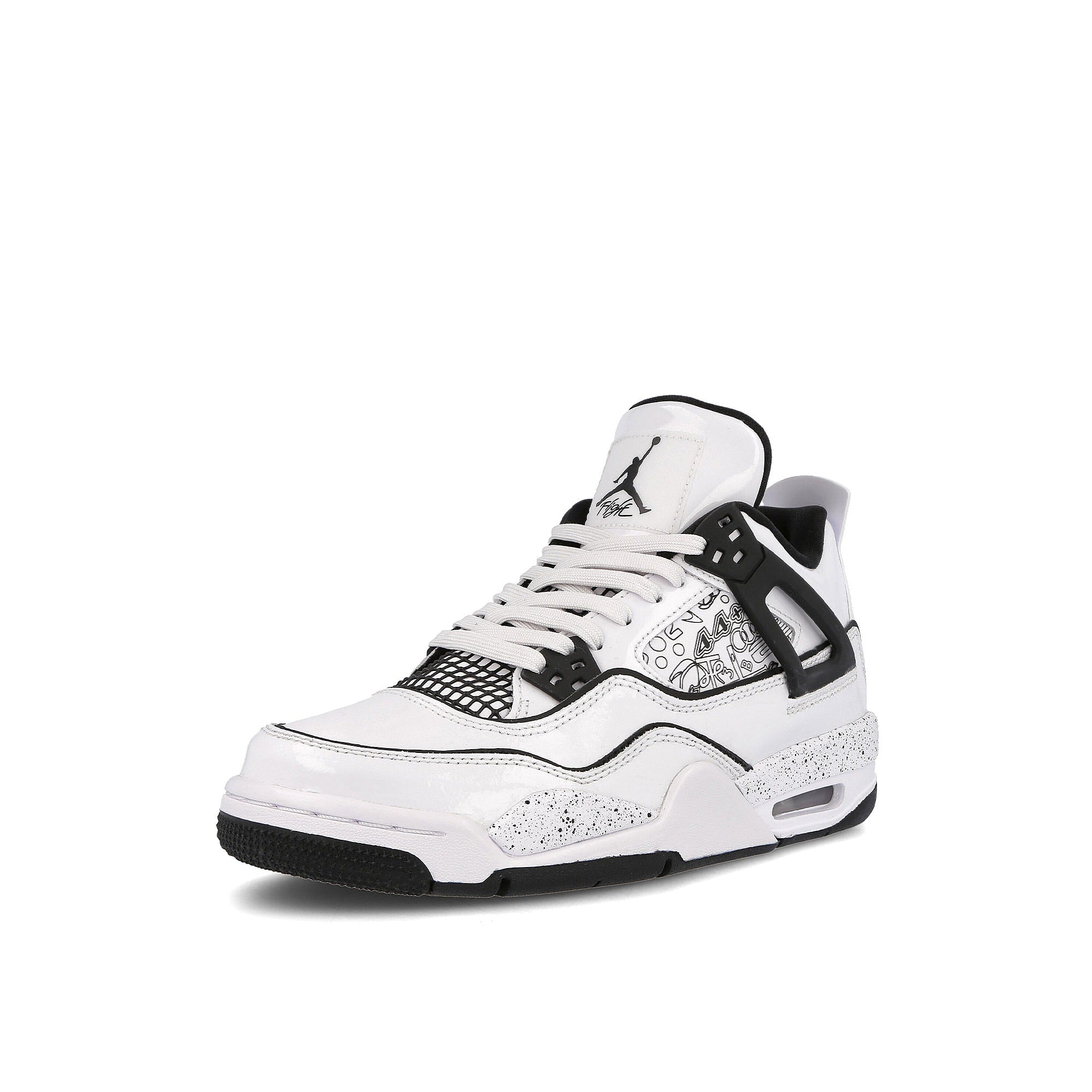 Jordan Air Jordan 4 Retro SE GS White / Black - Volt Detailfoto | Overkill