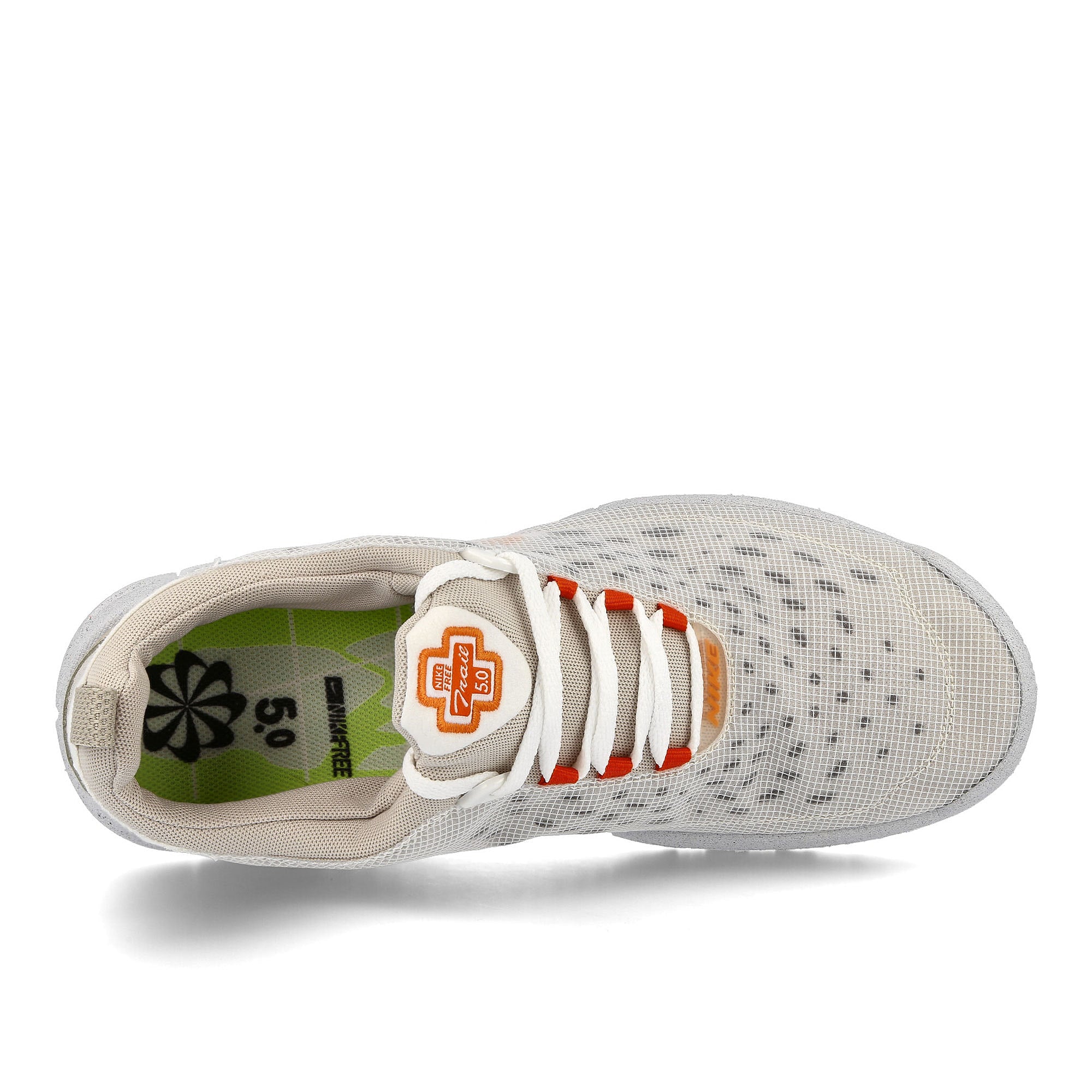 Nike free run trail crater White-Orange - Cream II - Cave Stone Sneakers Detailfoto | Overkill