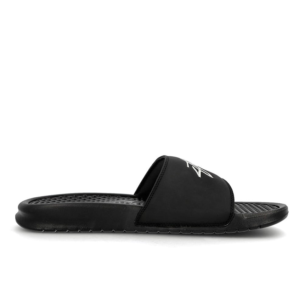 Nike Stussy x Nike Benassi Black / Sail Material | Overkill