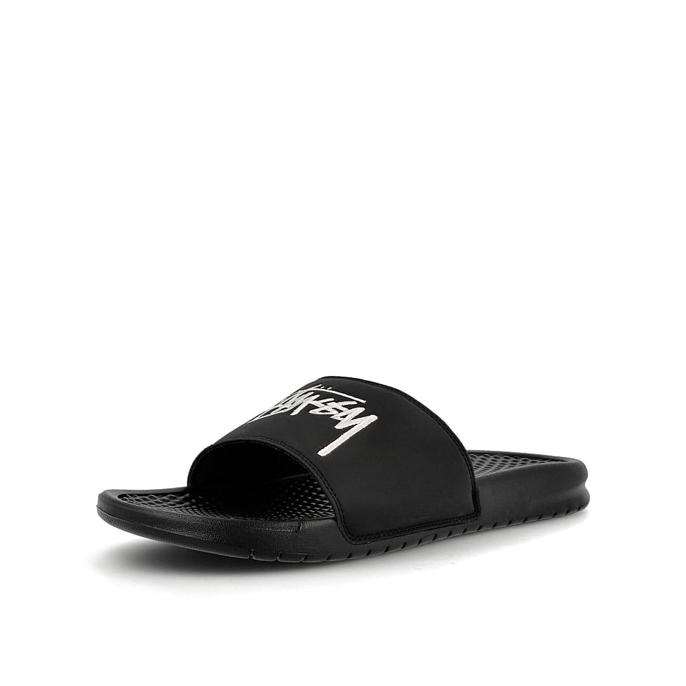 Nike Stussy x Nike Benassi Black / Sail Detailfoto | Overkill