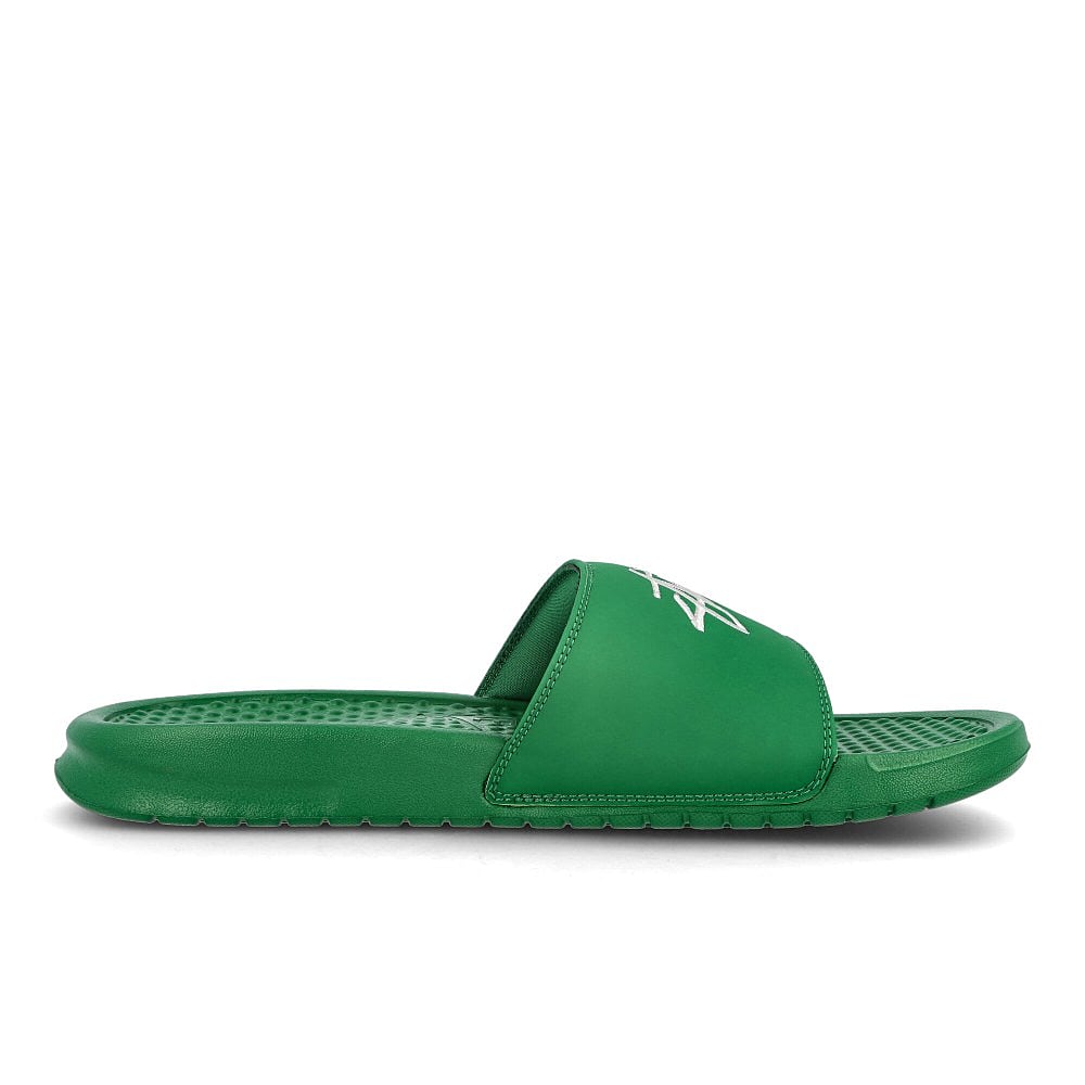 Nike Stussy x Nike Benassi Pine Green / Sail Material | Overkill