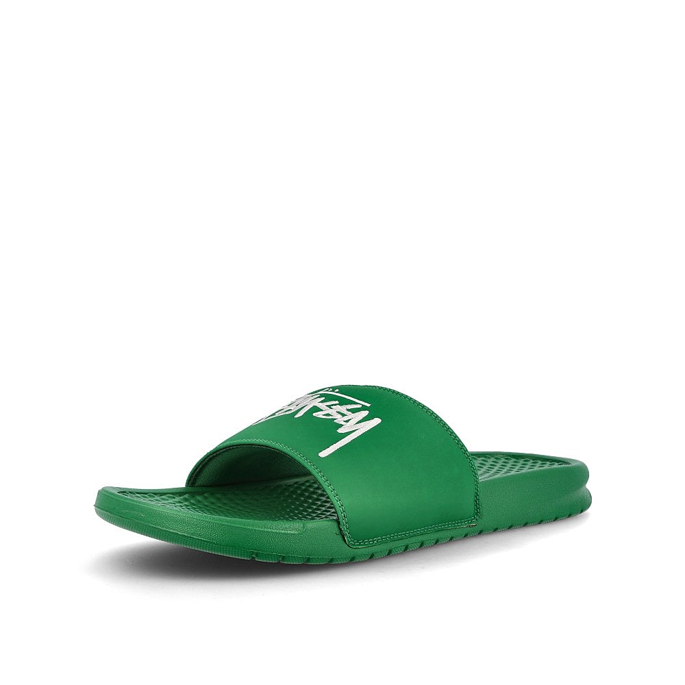 Nike Stussy x Nike Benassi Pine Green / Sail Detailfoto | Overkill