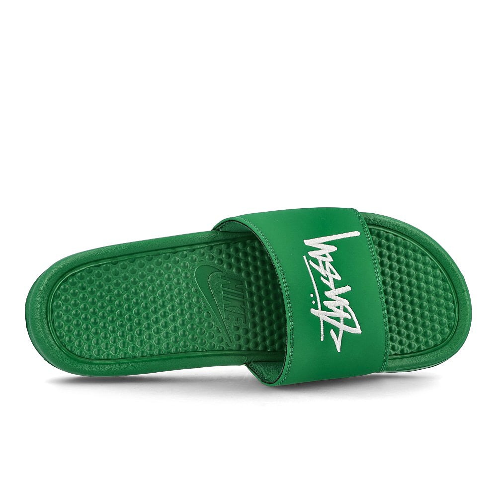 Nike Stussy x Nike Benassi Pine Green / Sail Detail view 1 | Overkill