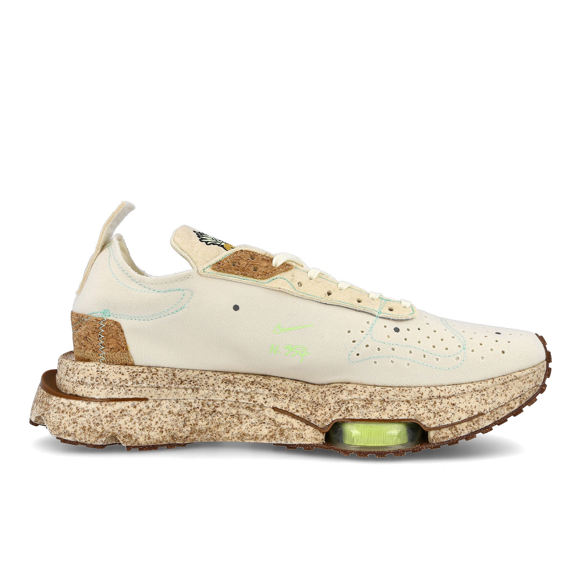 Nike air zoom type premium Coconut Mlik-Lime Glow - Green Glow Sneakers Silhouette | Overkill