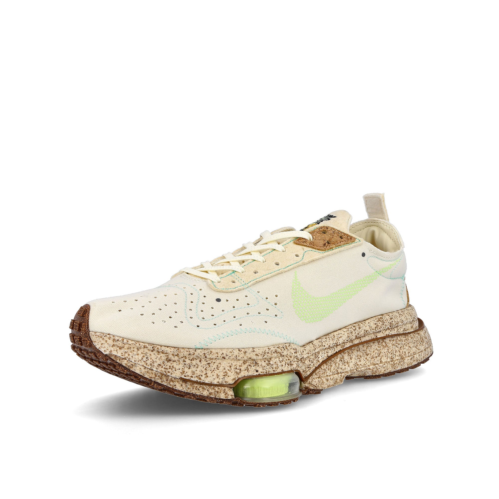 Nike air zoom type premium Coconut Mlik-Lime Glow - Green Glow Sneakers Close Up | Overkill