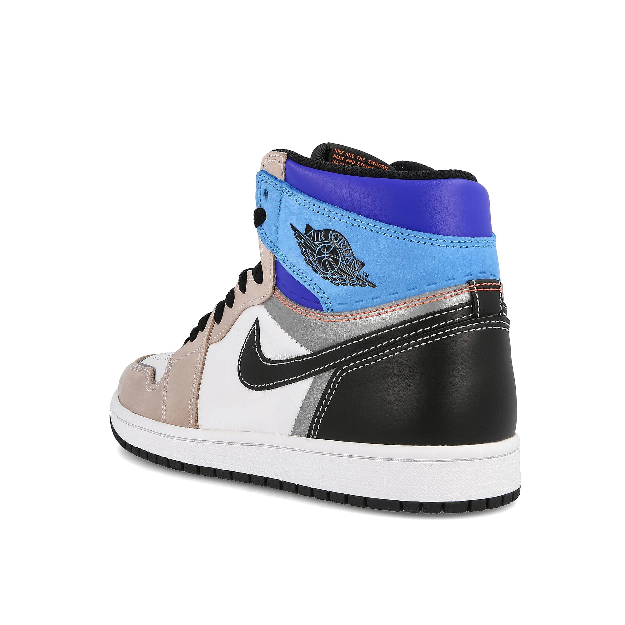 Jordan Air Jordan 1 Retro High OG Pro White / Total Orange - Multi Color Close-up | Overkill