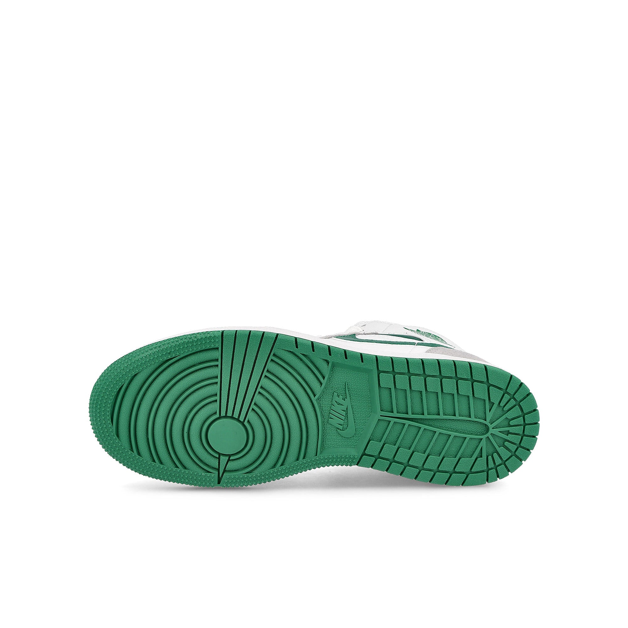 Jordan Air Jordan 1 Mid SE GS White / Pine Green - Light Smoke Grey Detail view 2 | Overkill