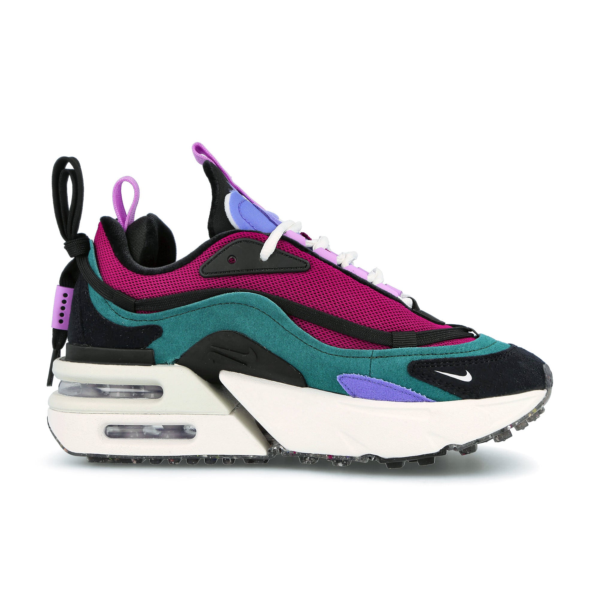 Nike wmns air max furyosa nrg Night Green-Sail - Raspberry Red - Black Sneakers Silhouette | Overkill