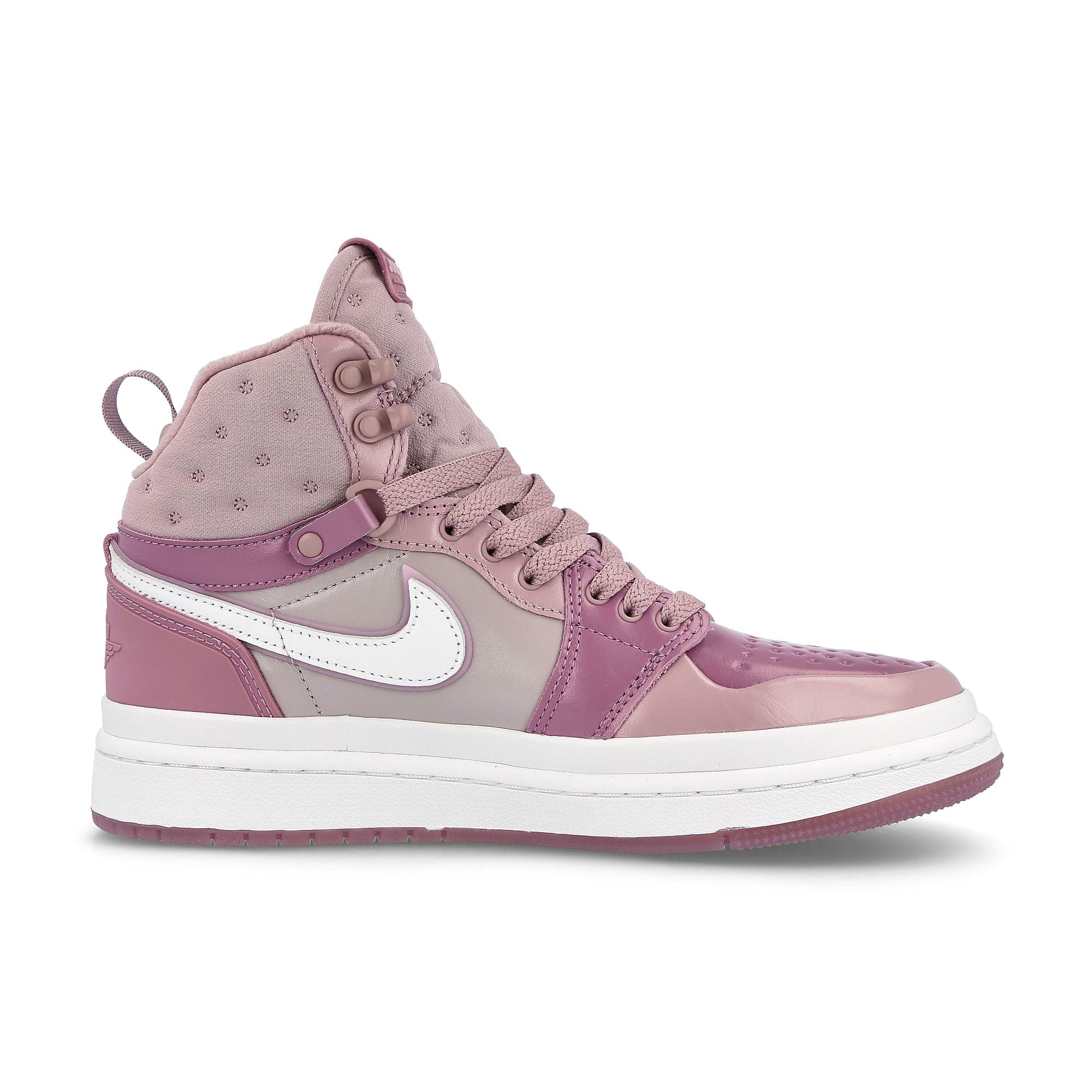 Jordan Wmns Air Jordan 1 Acclimate Plum Fog-White - Amethyst Wave Sneakers Silhouette | Overkill