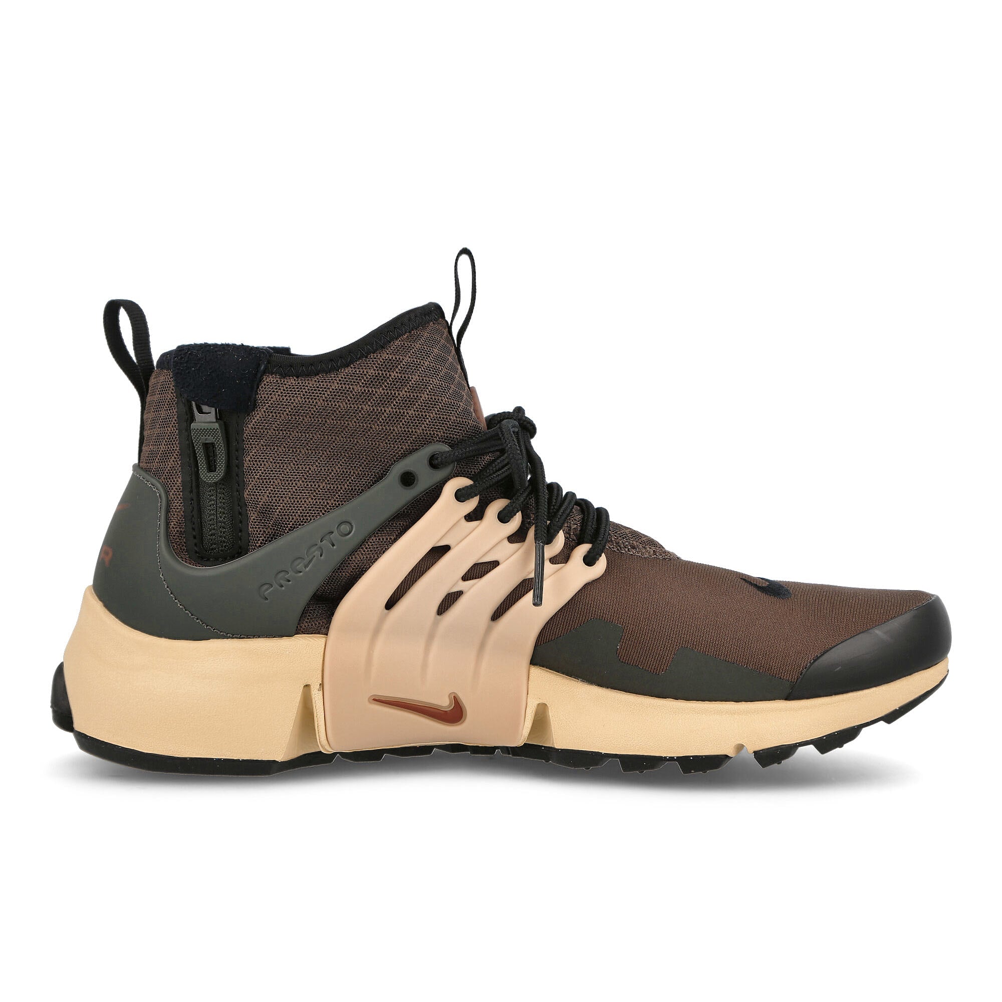 Nike air presto mid utility Baroque Brown / Canyon Rust - Sesame - Sequoia Sneakers Silhouette | Overkill
