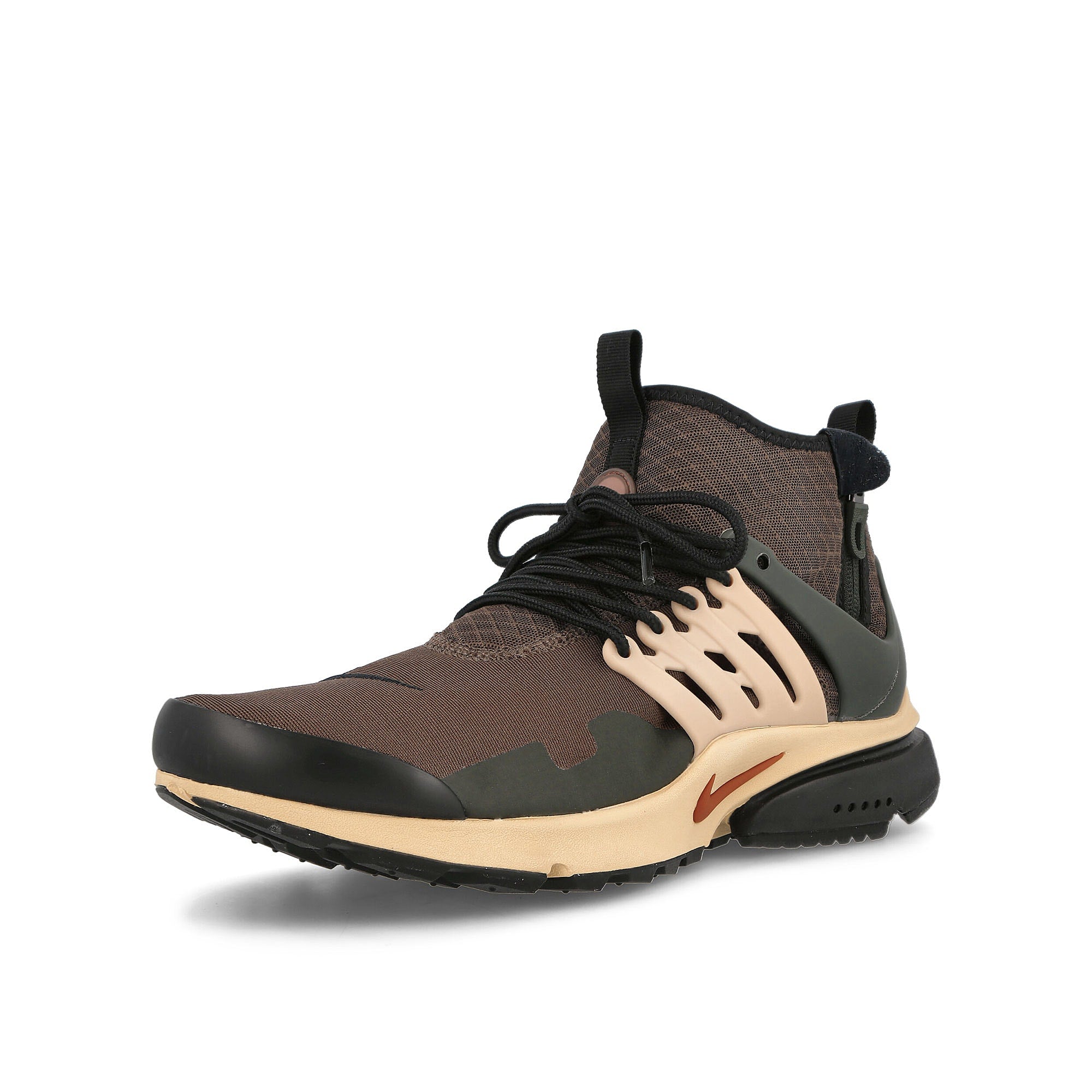 Nike air presto mid utility Baroque Brown / Canyon Rust - Sesame - Sequoia Sneakers Close Up | Overkill