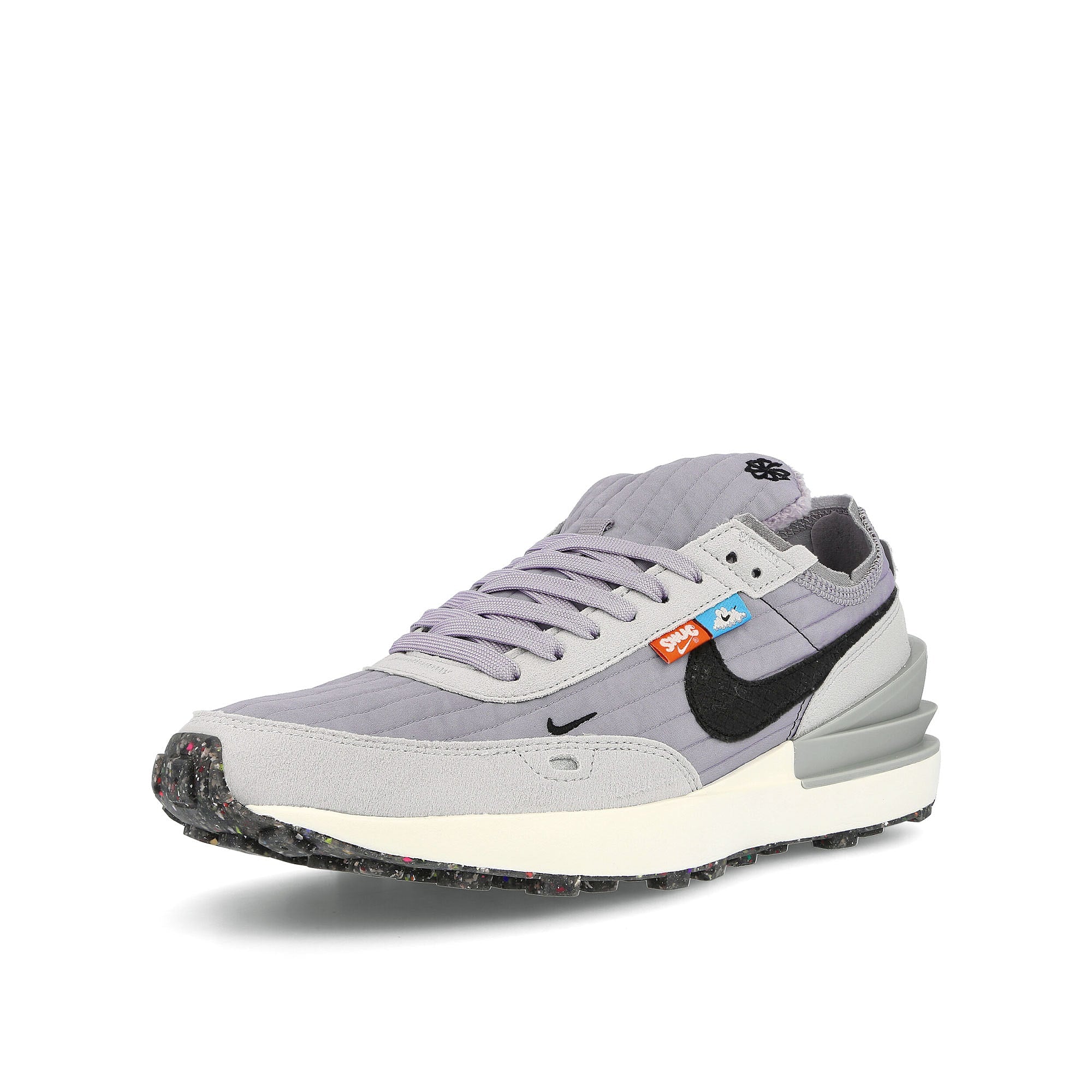 Nike waffle one premium Provence Purple-Black - Grey Fog Sneakers Close Up | Overkill