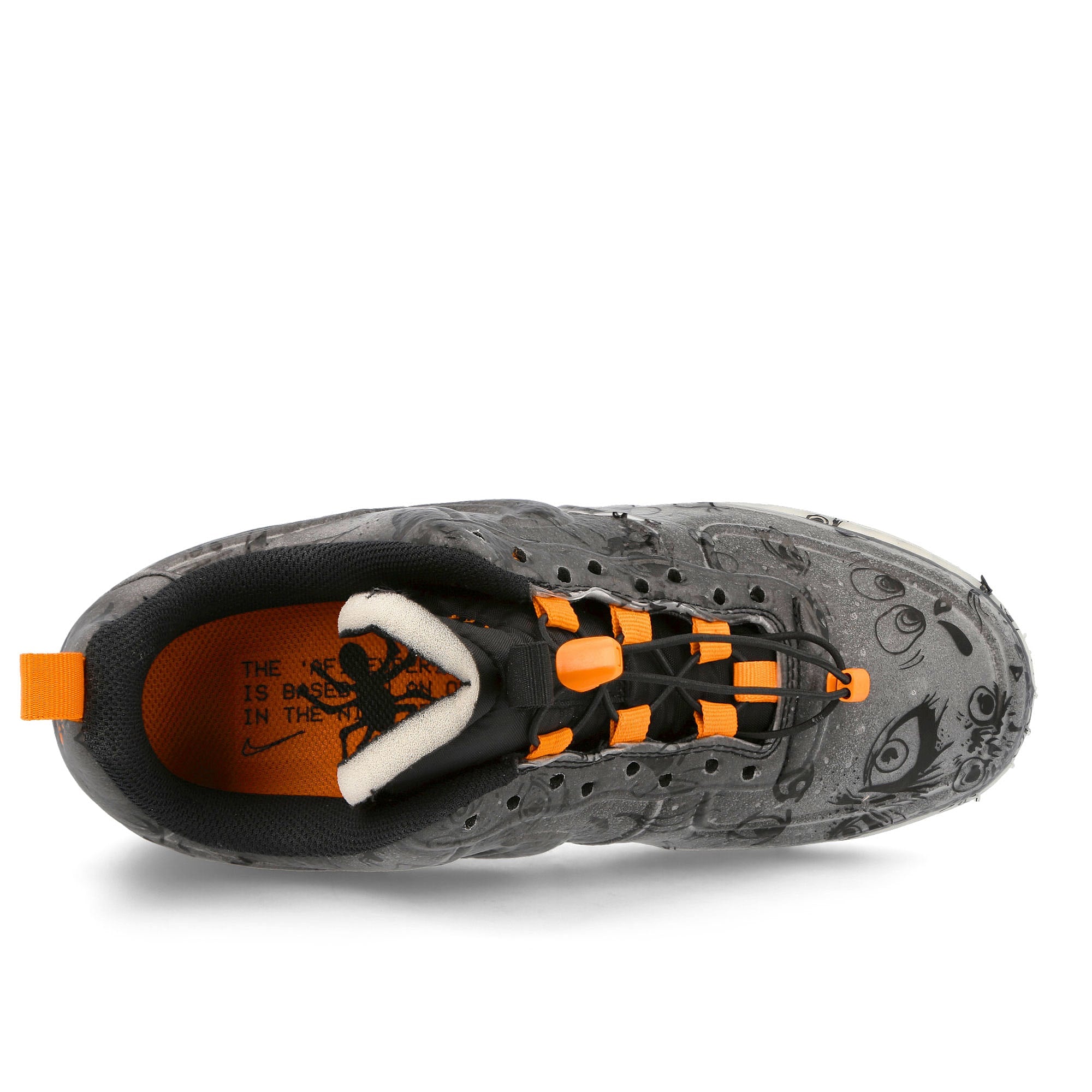 Nike air force 1 experimental Black-Black - Starfish - White Low Top Sneakers Detailfoto | Overkill