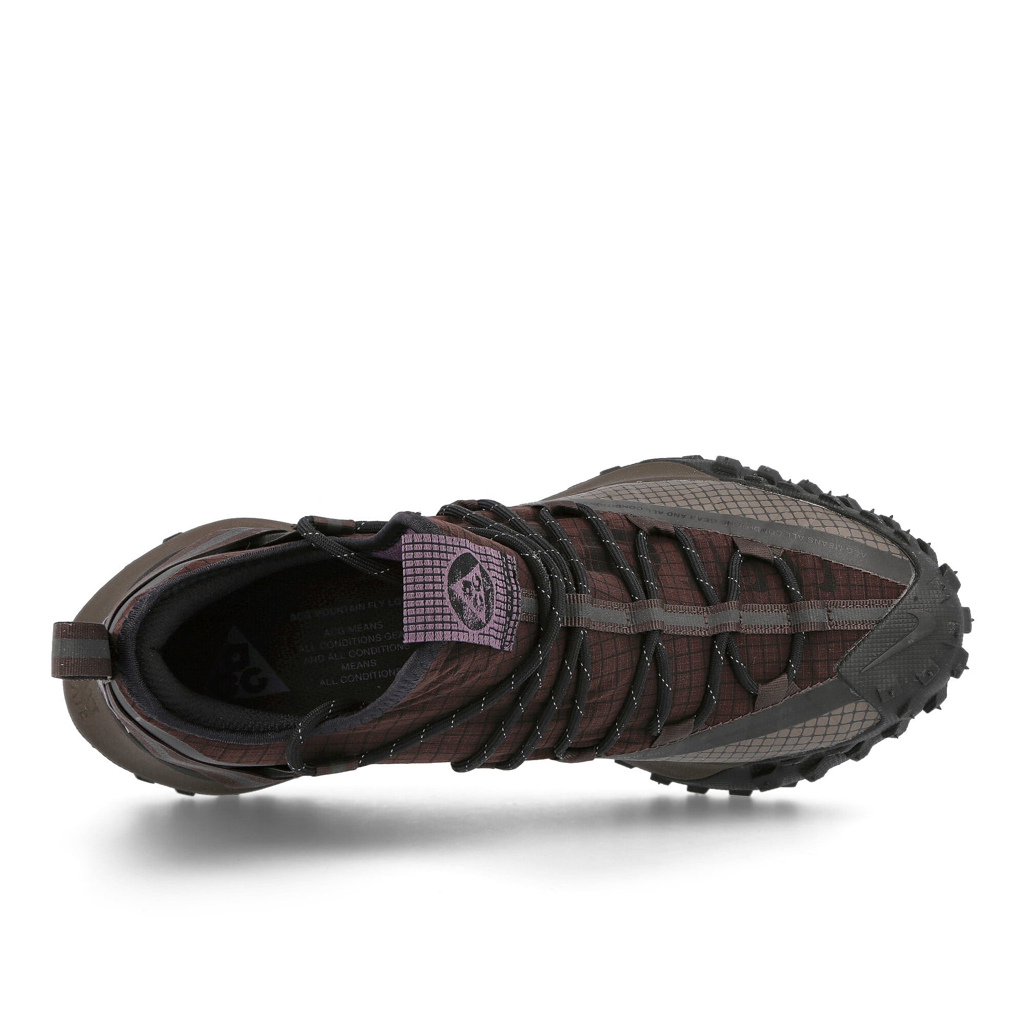 Nike acg mountain fly low Brown Basal-Black Low Top Sneakers Detailfoto | Overkill