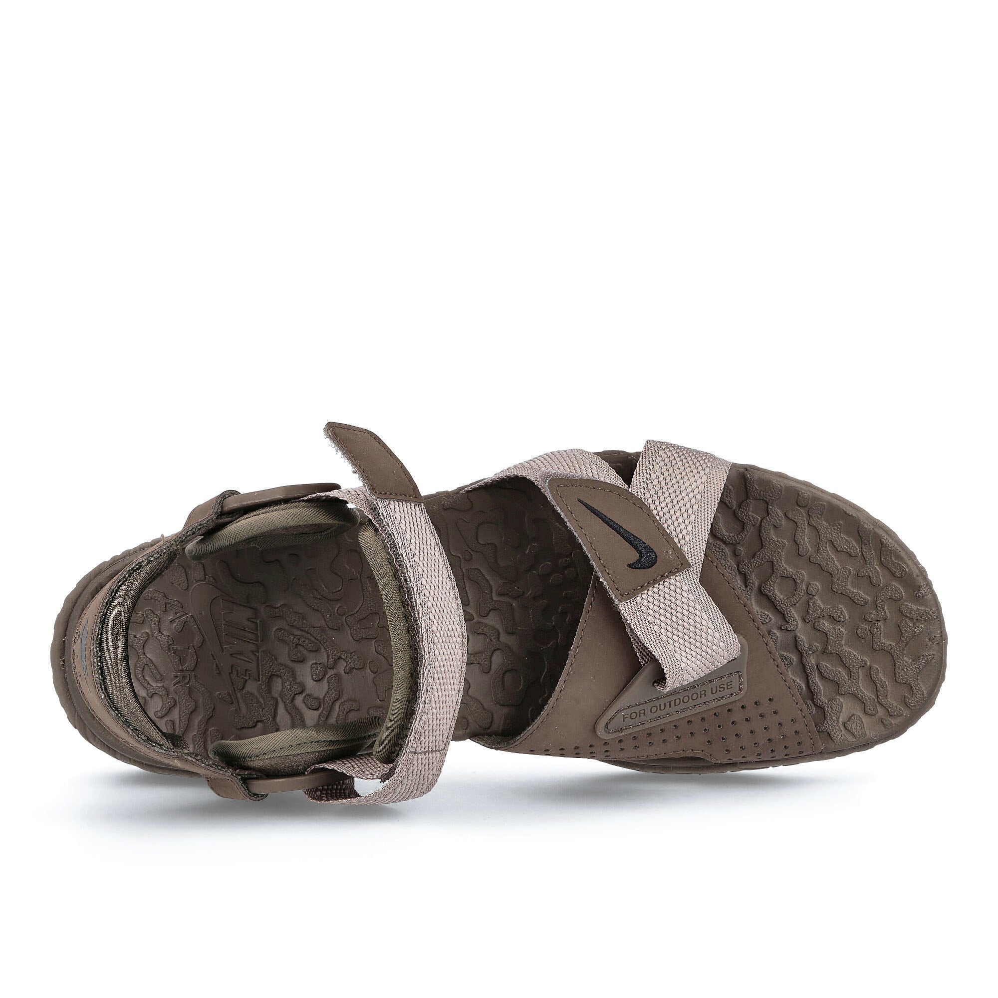 Nike acg air deschutz + Moon Fossil-Black Slides, Sandals & Slippers Detailfoto | Overkill