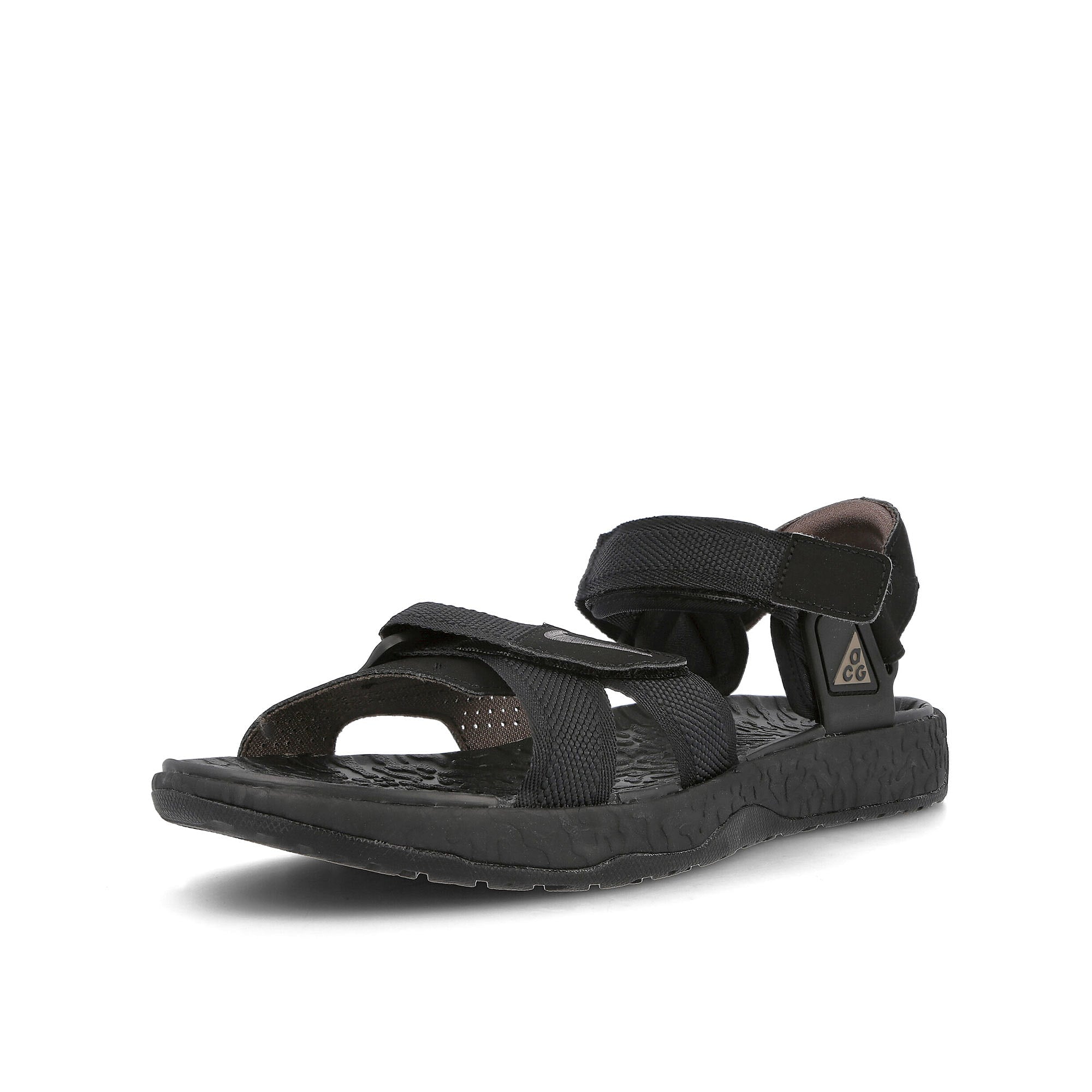 Nike acg air deschutz + Black-Iron Grey Slides, Sandals & Slippers Close Up | Overkill