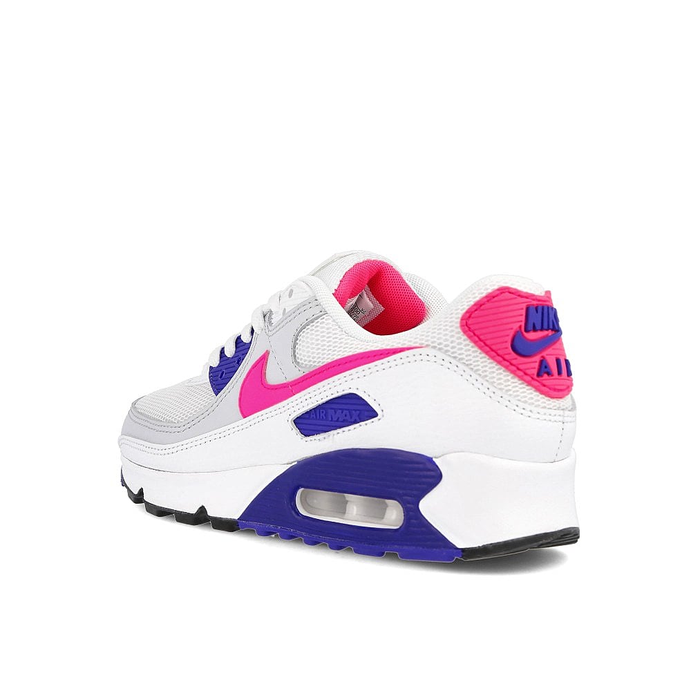 Nike wmns air max 90 White / Hyper Pink - Concord - Pure Platinum Close-up | Overkill