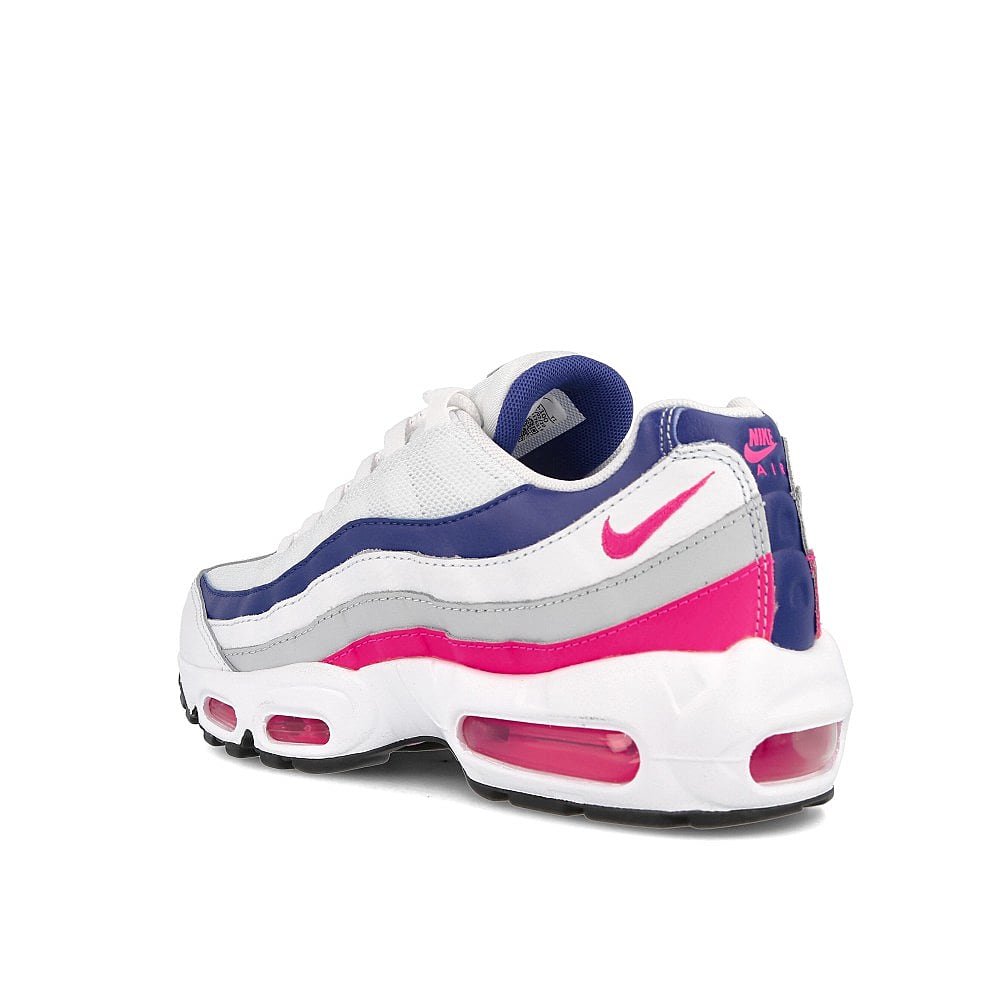 Nike wmns air max 95 White / Hyper Pink - Concord - Pure Platinum Close-up | Overkill